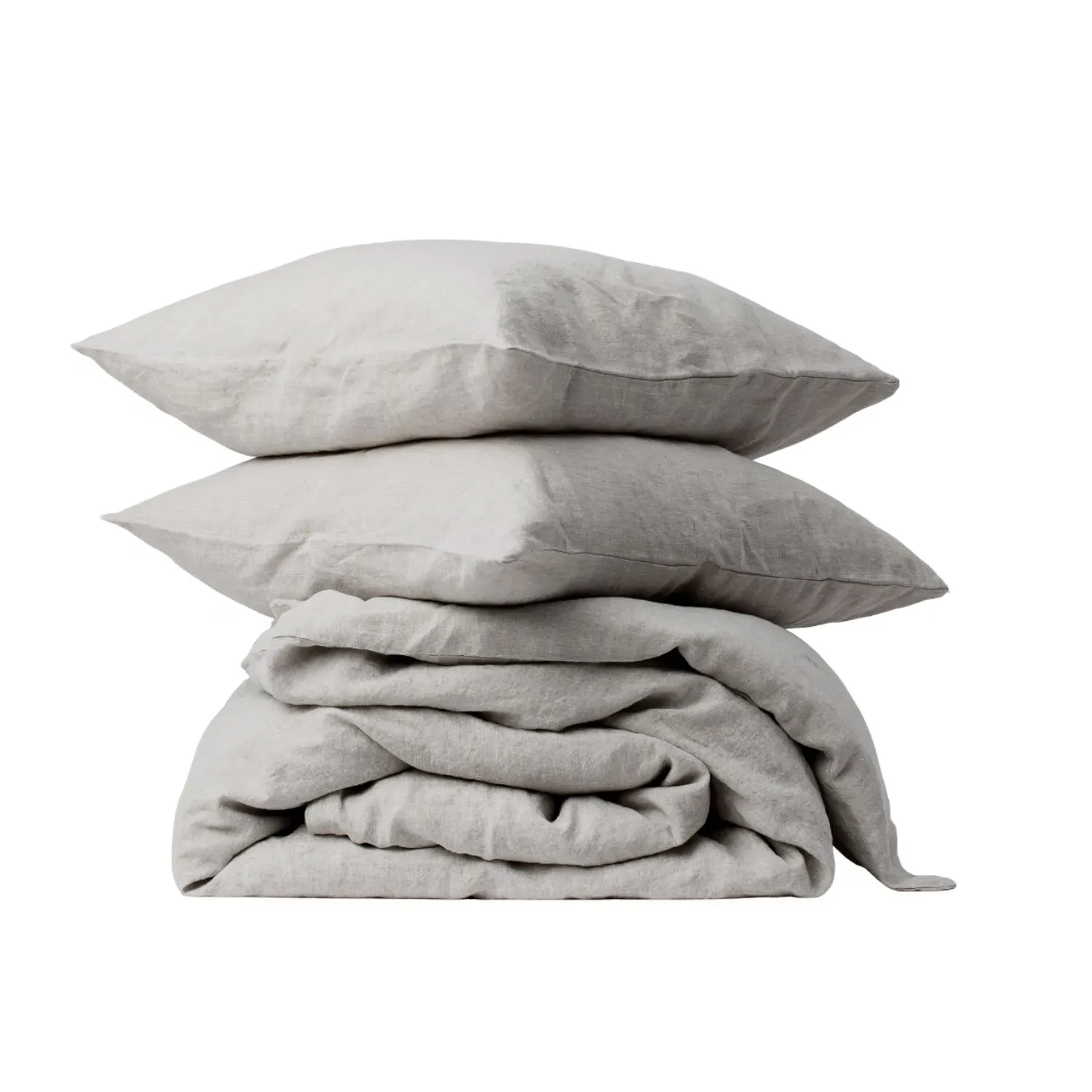 UK Double Duvet Cover Set - Linen