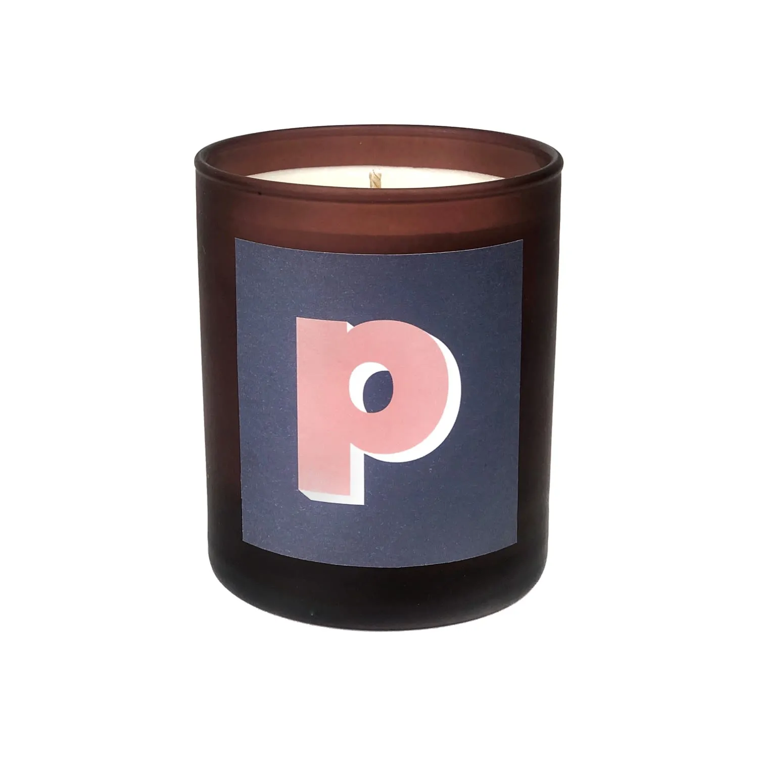 Alba Initial P Candle - Blue image