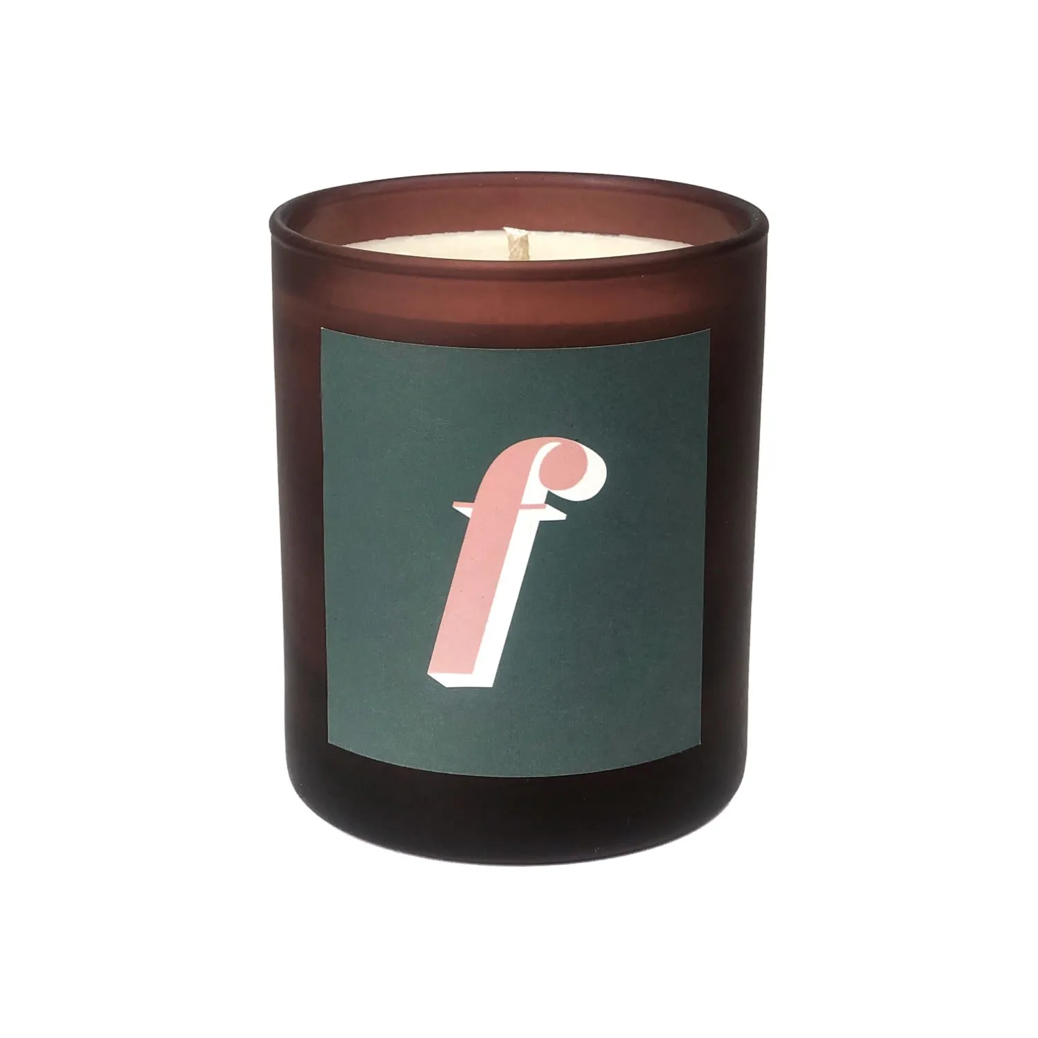 Kefi Initial F Candle - Green