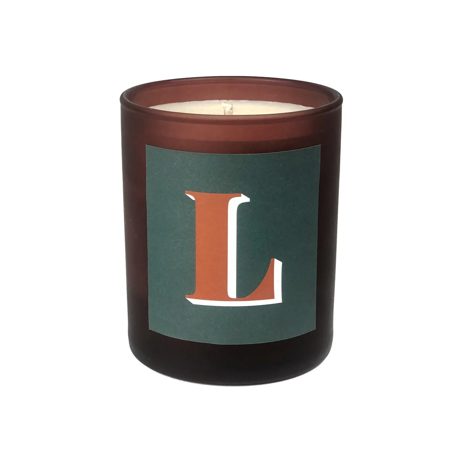 Kefi Initial L Candle - Green