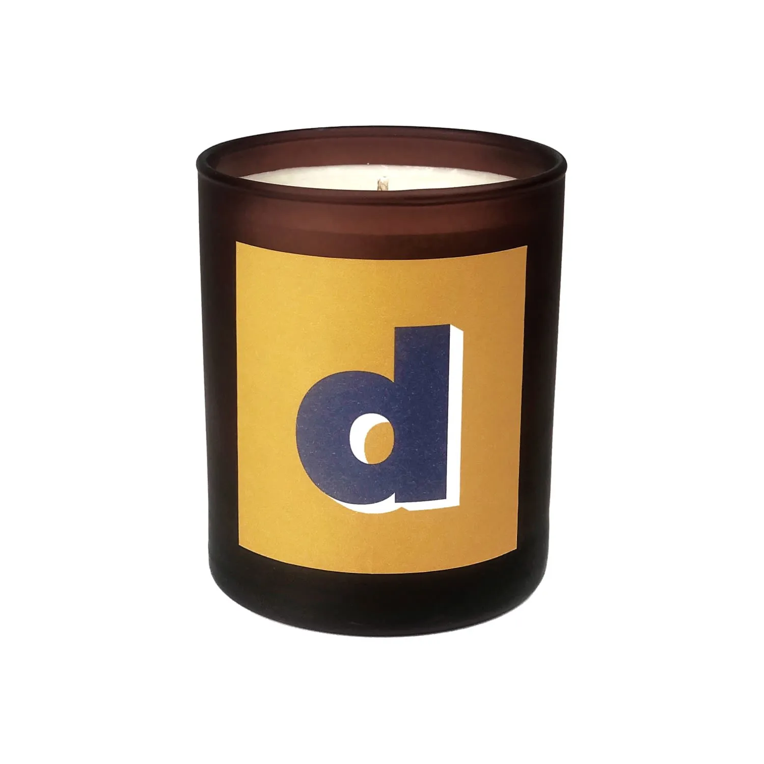 Nom Initial D Refillable Alphabet Candle - Green