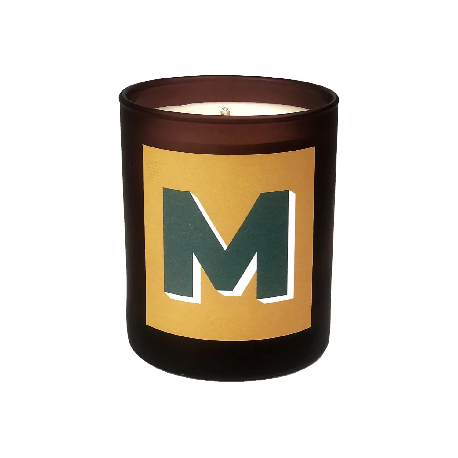 Nom Initial M Candle - Orange image