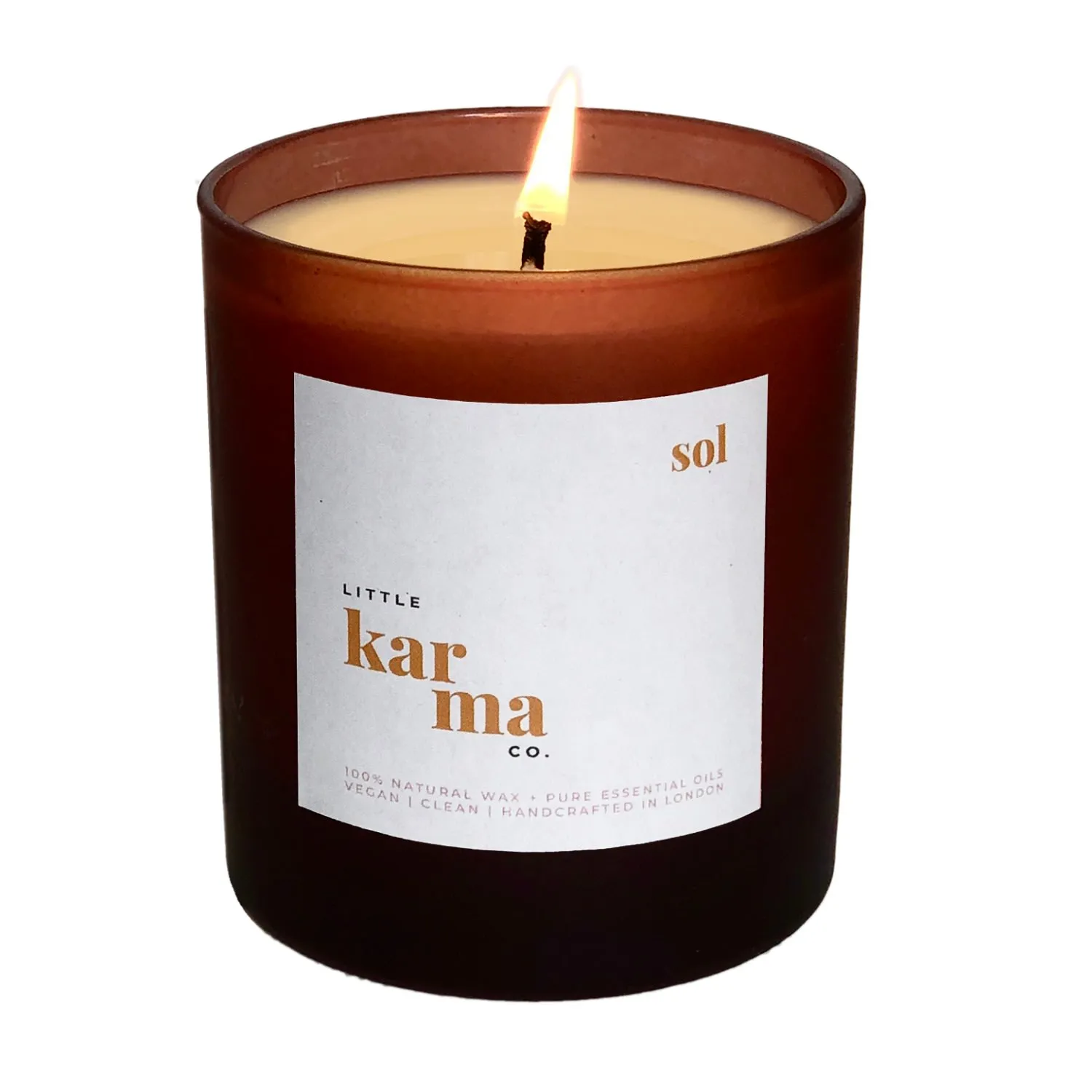 White Sol Large Candle Refillable - White, Natural Wax