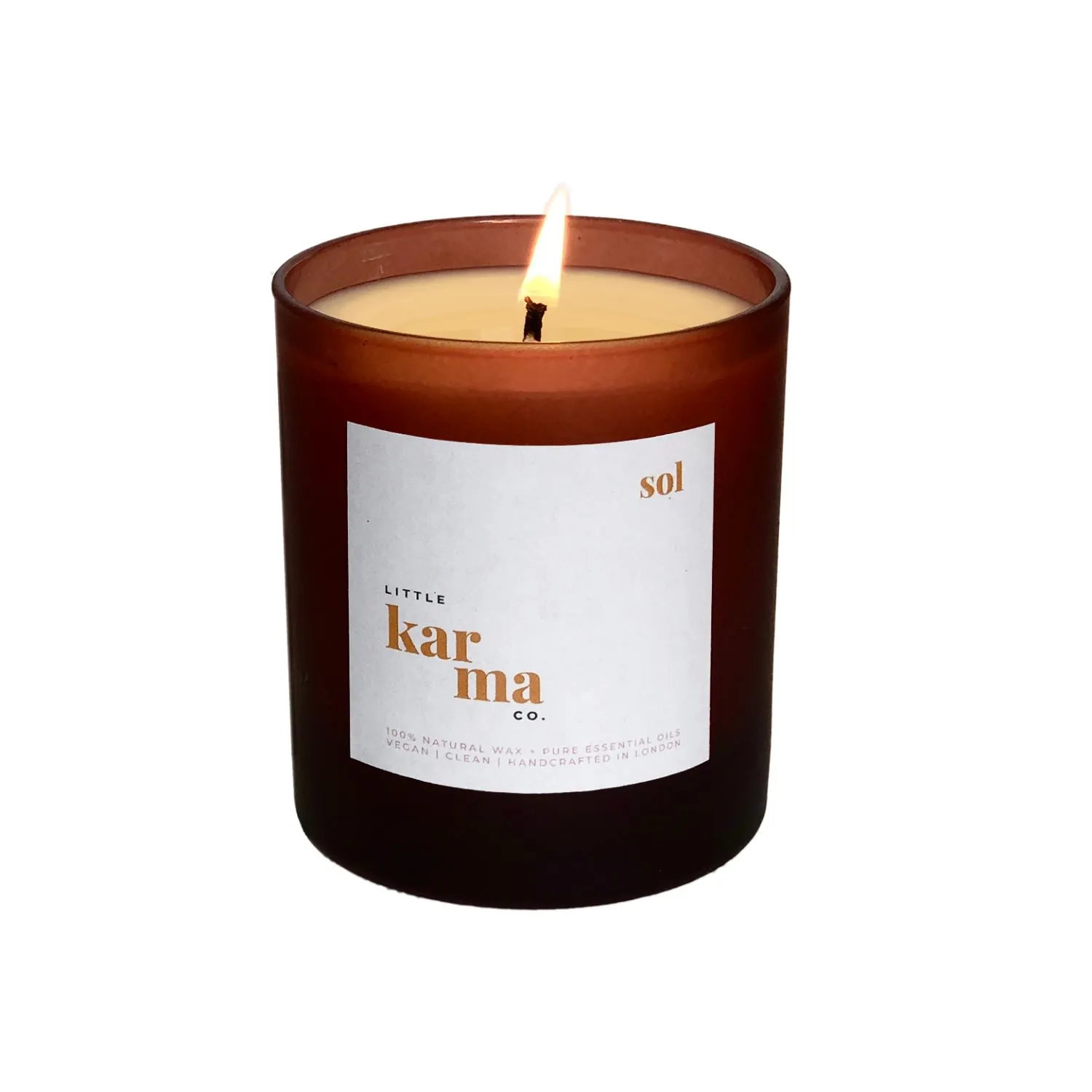 White Sol Midi Candle Refillable - White, Natural Wax