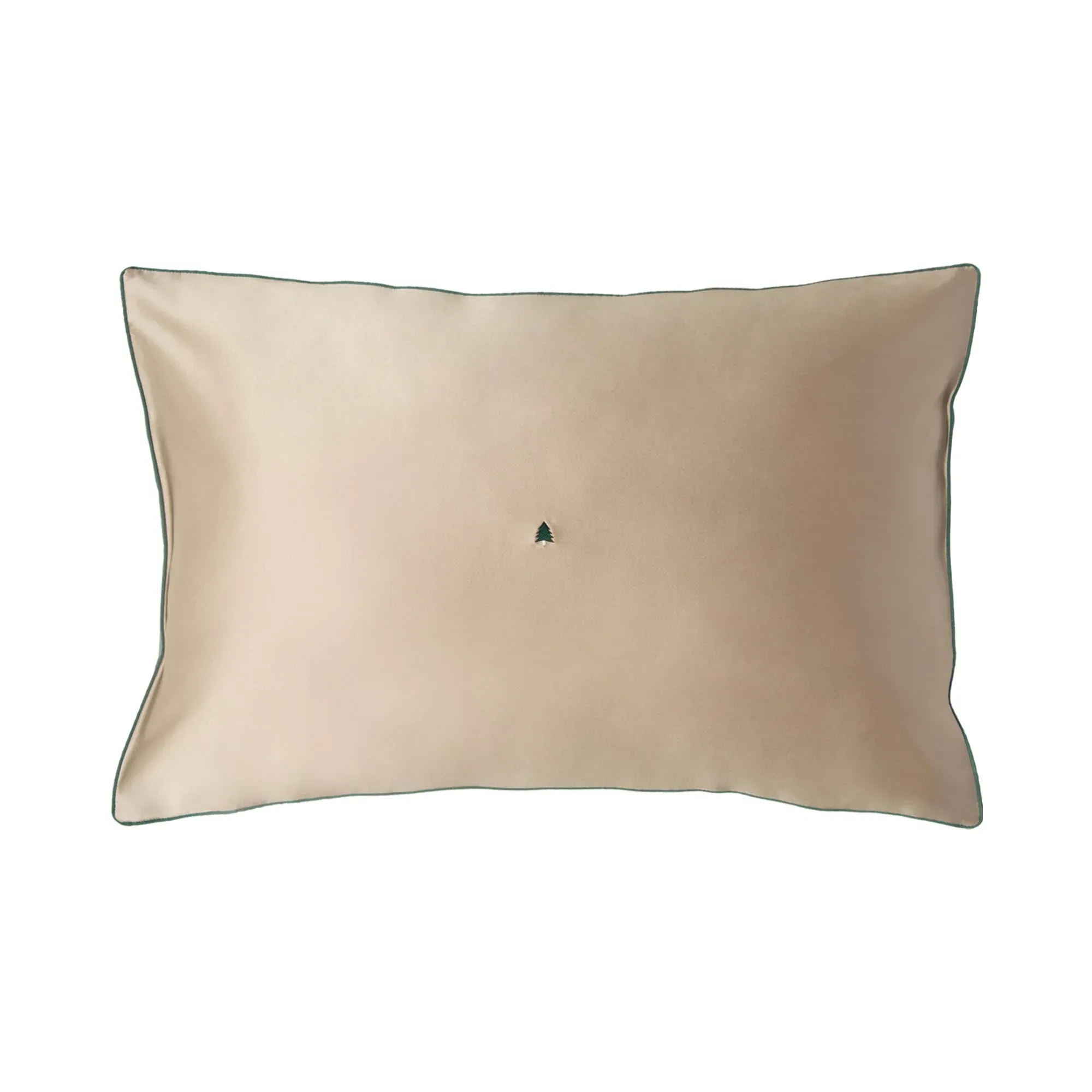 Evergreen Queen Size Silk Pillowcase - Gold image