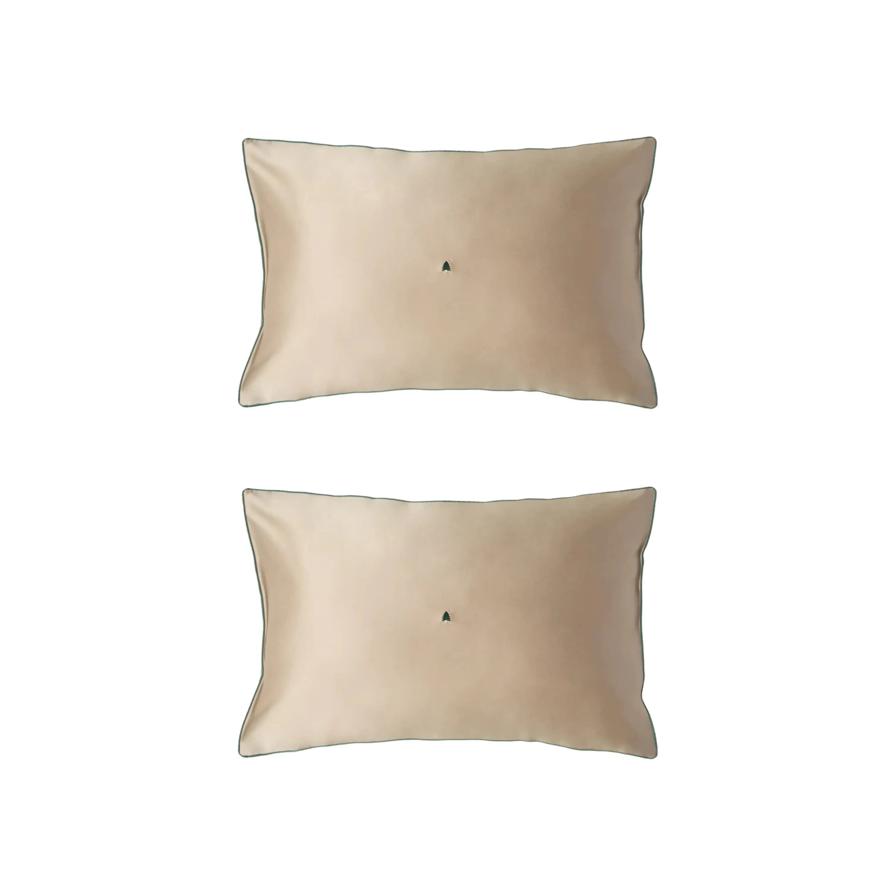 Evergreen Queen Size Silk Pillowcase Set - Yellow