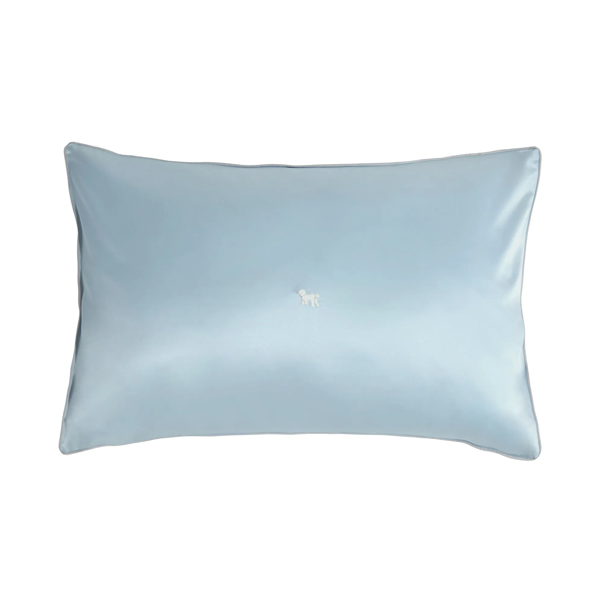 Pan Pan Queen Size Silk Pillowcase - Blue