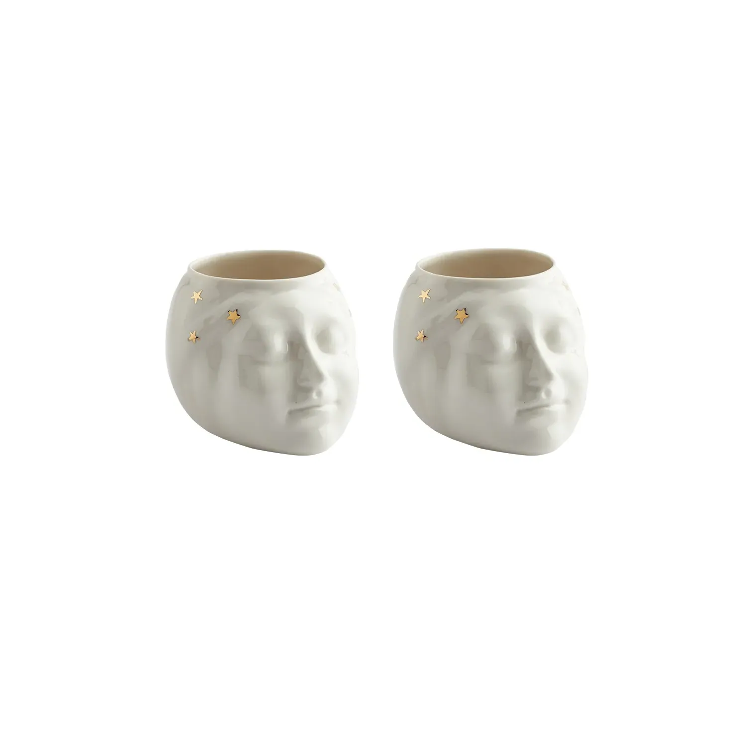 Fureya Porcelain Cup Set of 2 - Gold image