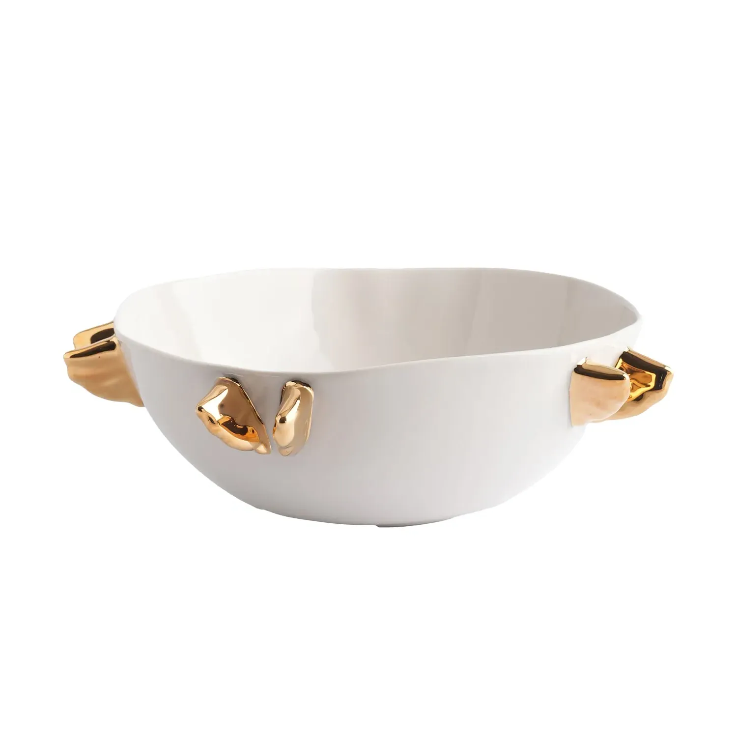Volans Porcelain Bowl - Gold
