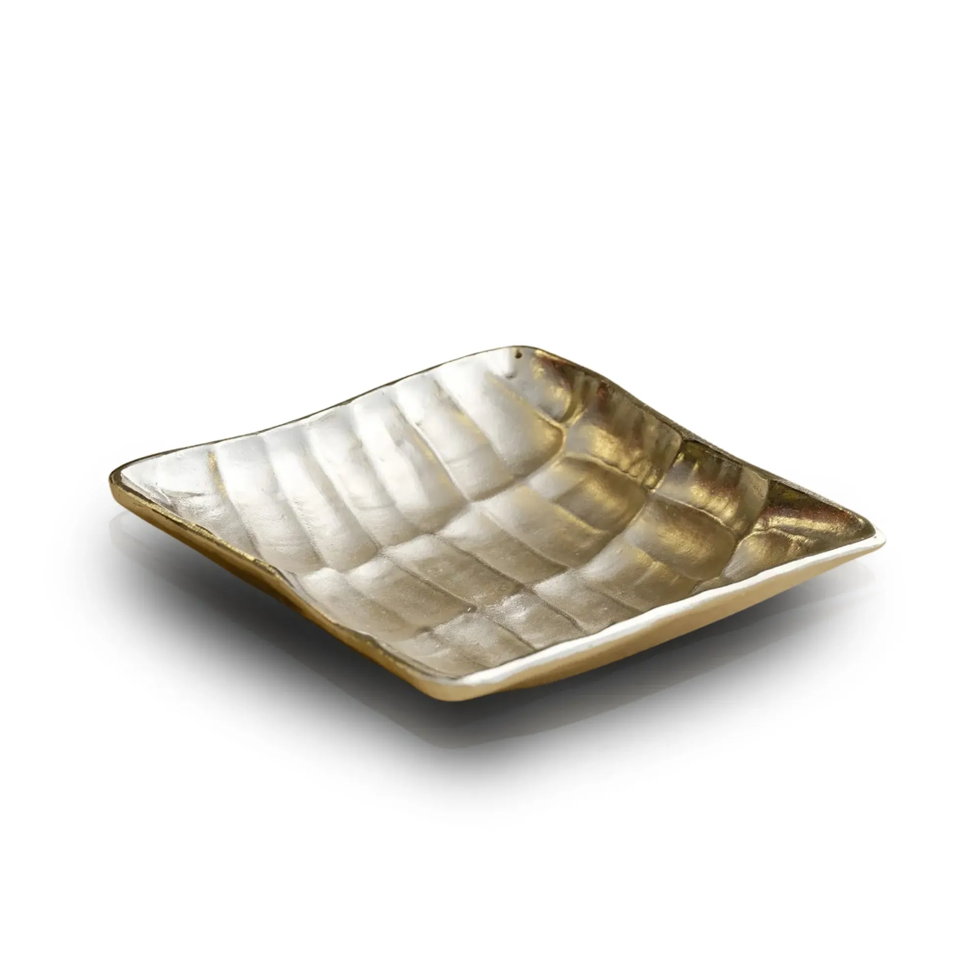 Square Serving Tray - Silver, Brass image