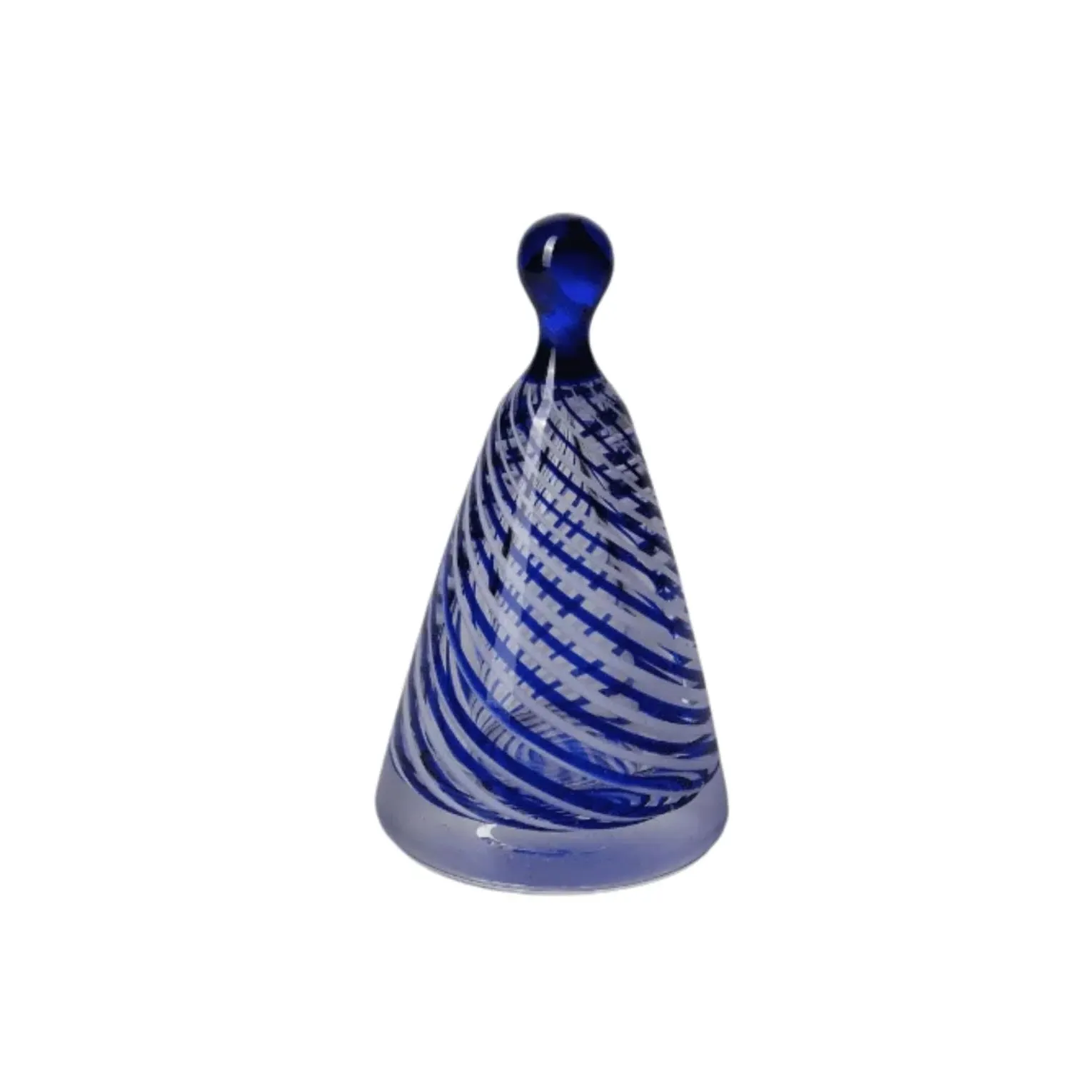 Triangolo Rettangolo Hand-Blown Glass Sculpture - Blue