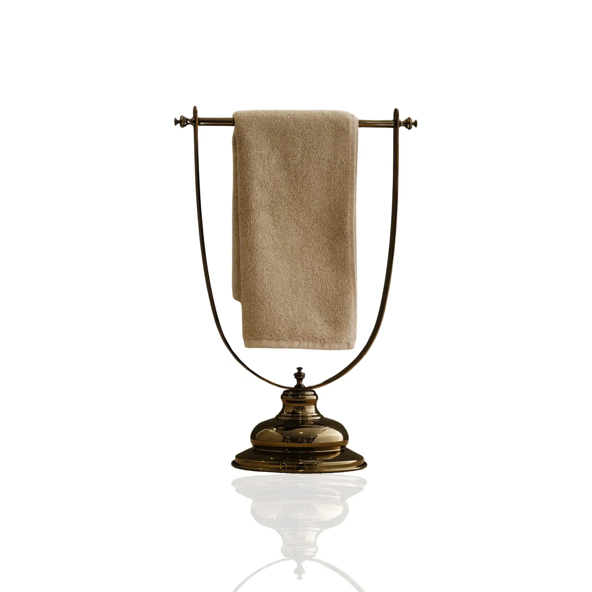 U-Frame Towel Holder - Bronze, Brass image