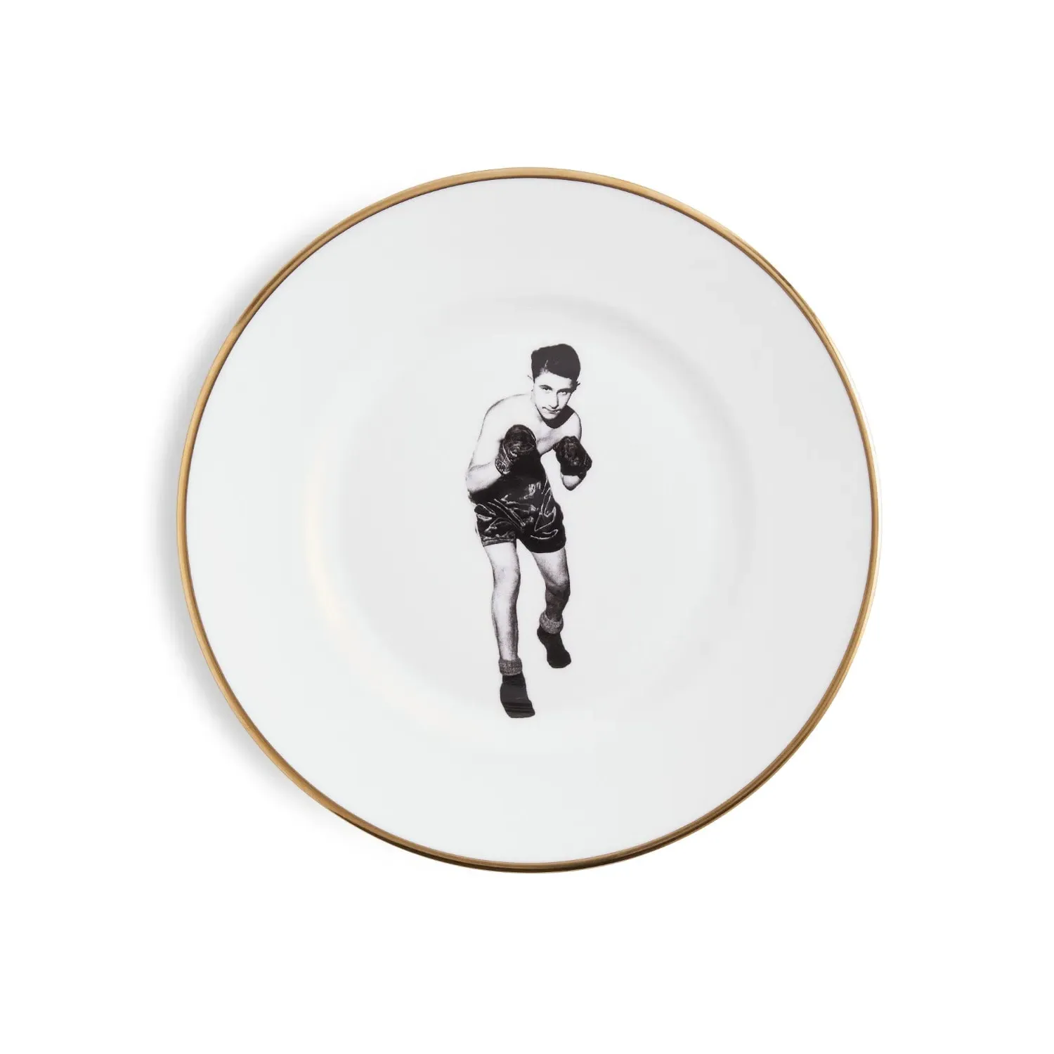 Fighting Spirit Dessert Plate - White, Fine Bone China image