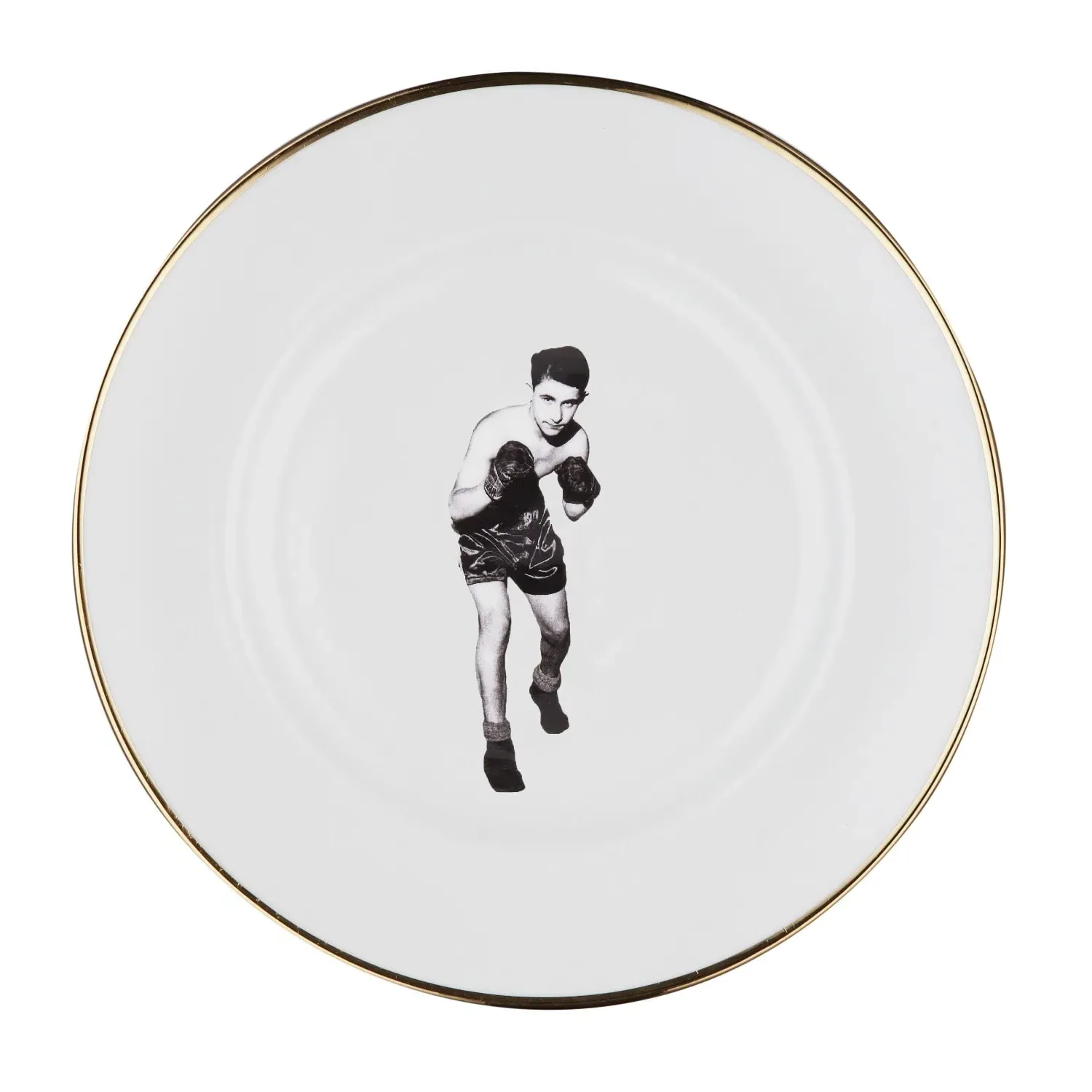 Fighting Spirit Dinner Plate - White, Fine Bone China