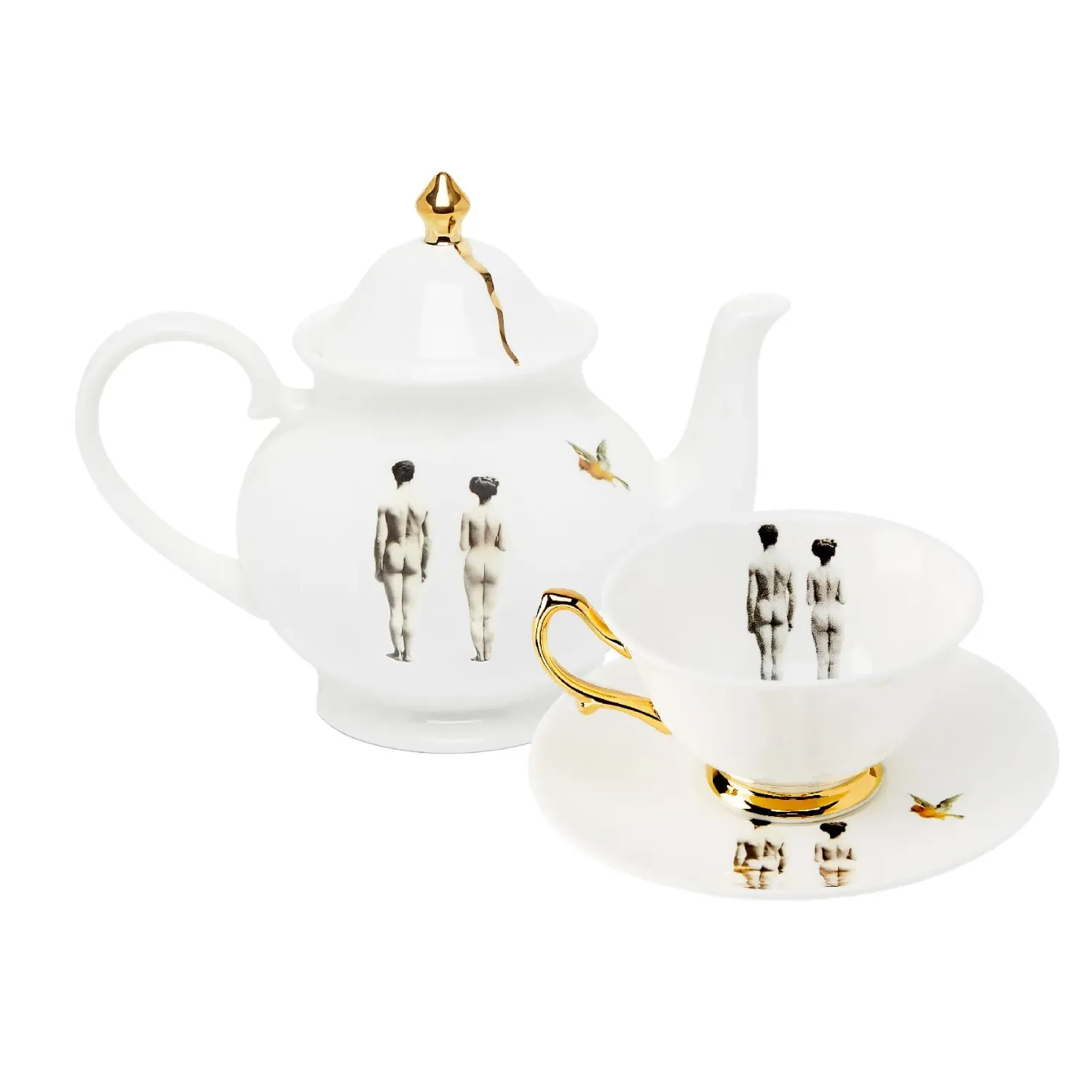Models Tea For One Set - Gold, Fine Bone China image