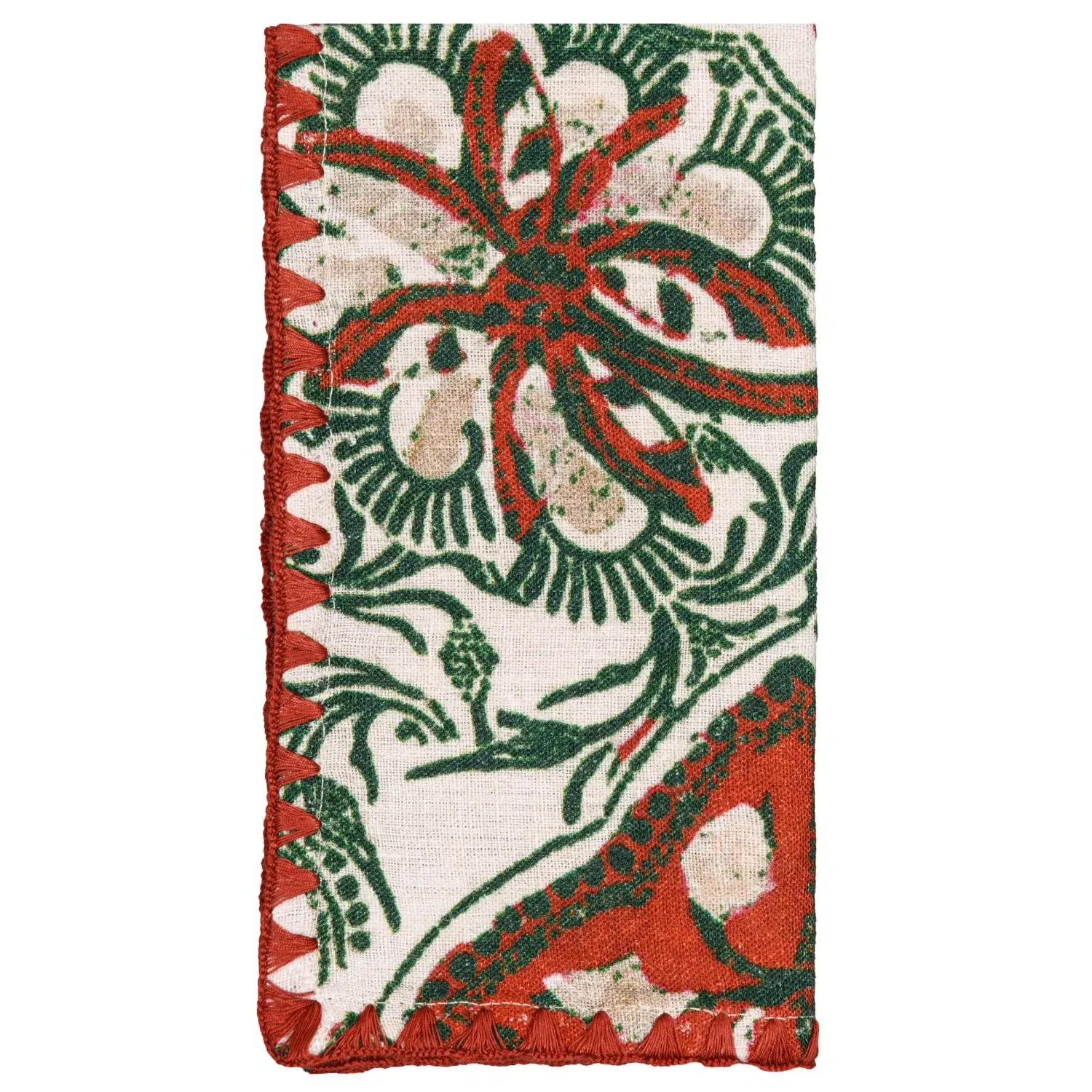 Heirloom Napkin Set - Green, Linen image