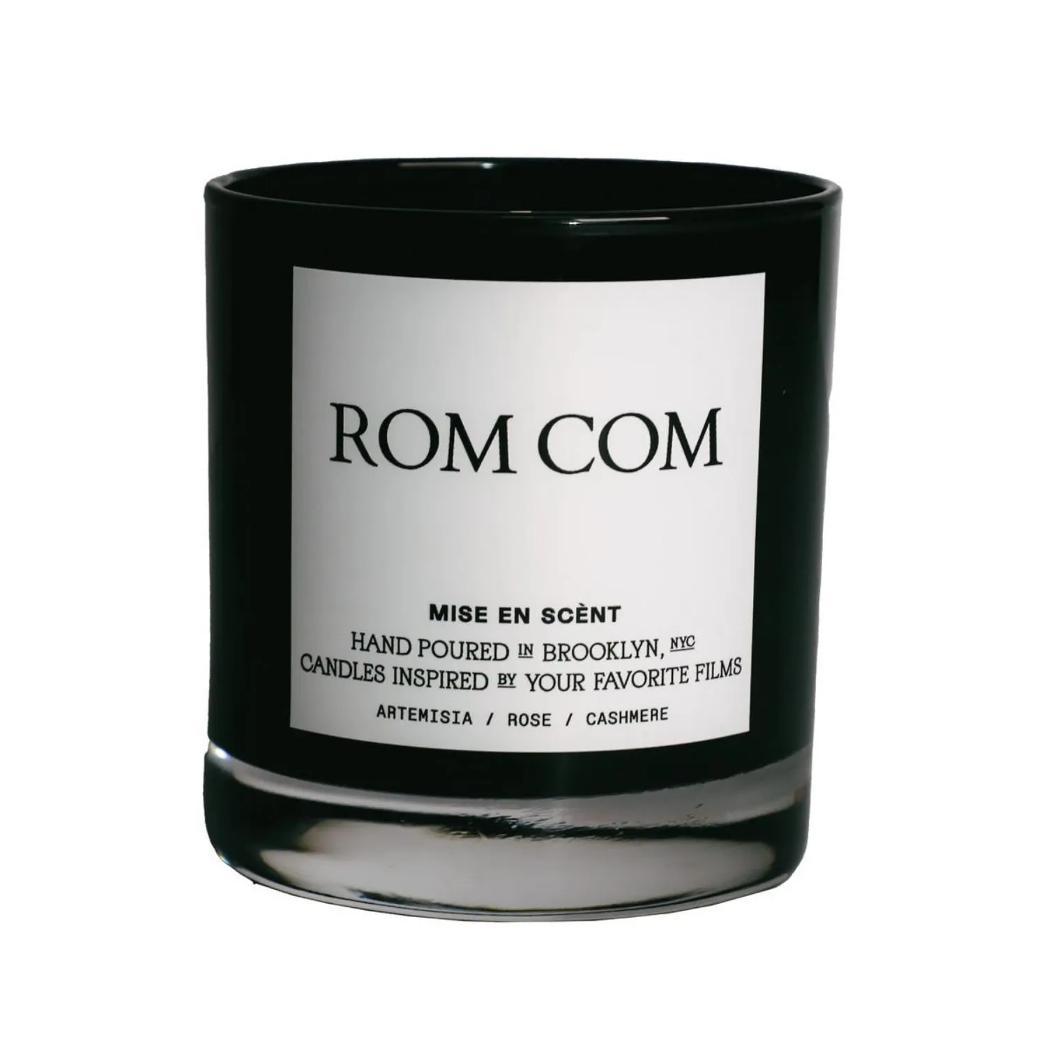 Rom Com Scented Candle - Black image