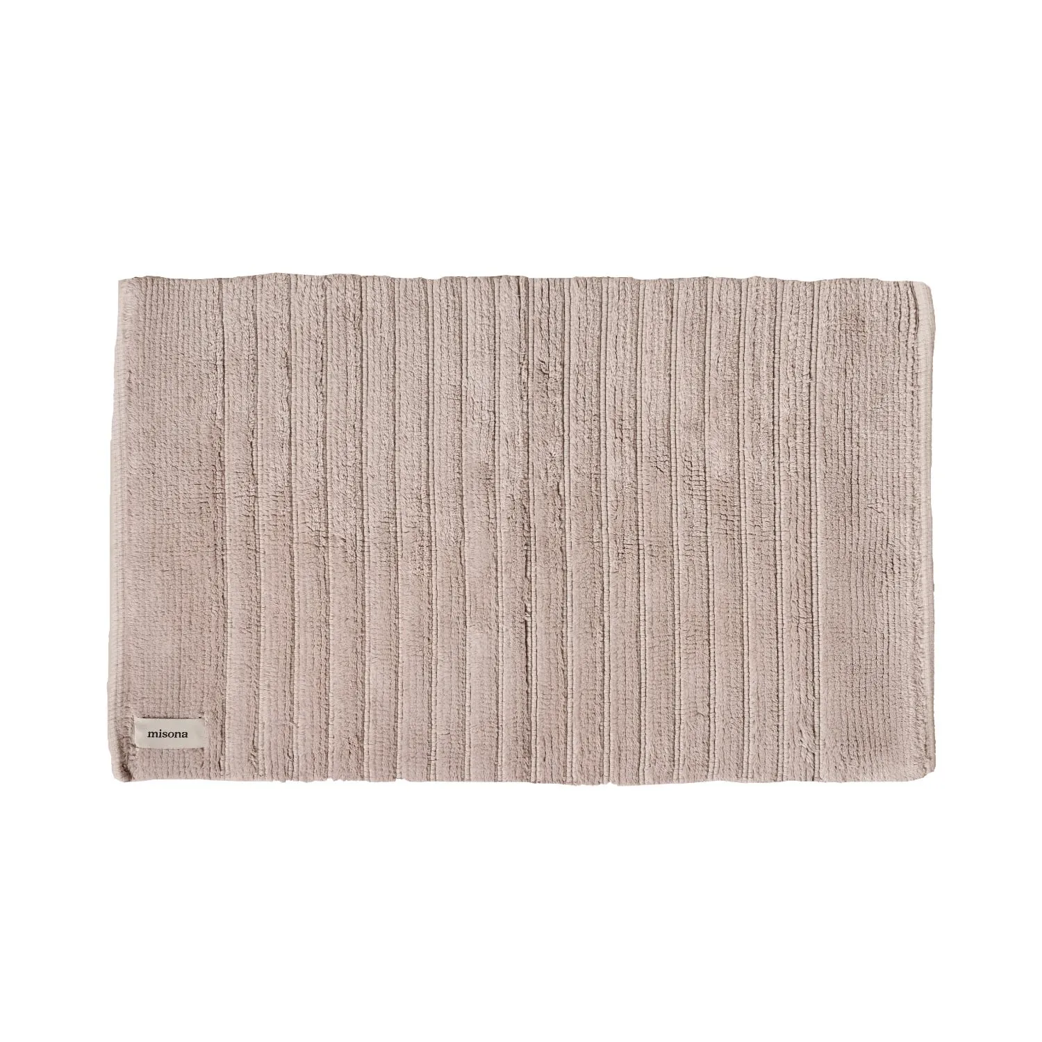 Organic Cotton Bath Mat - Silver, Cotton