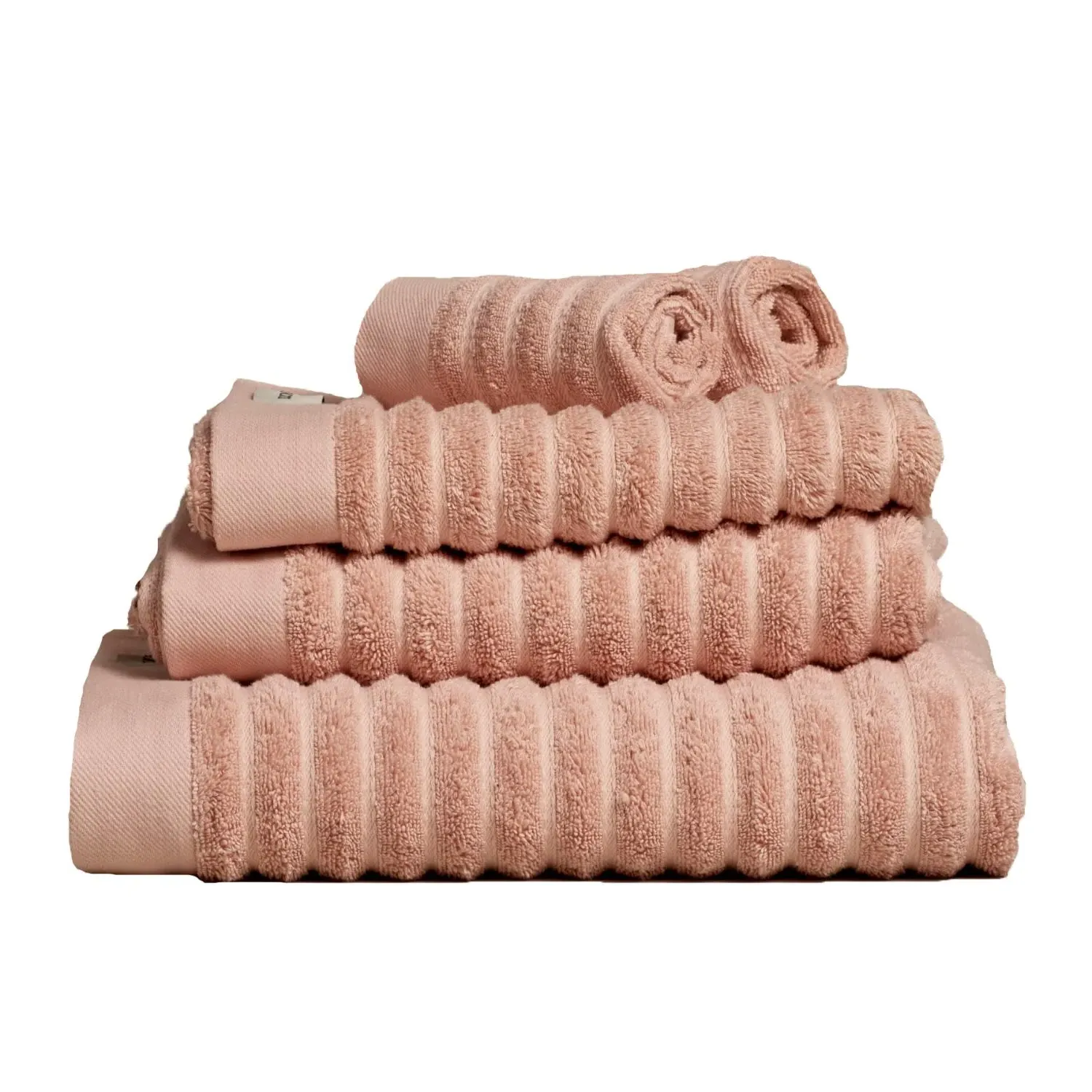 Organic Cotton Minimo Towel Set - Blush Pink image
