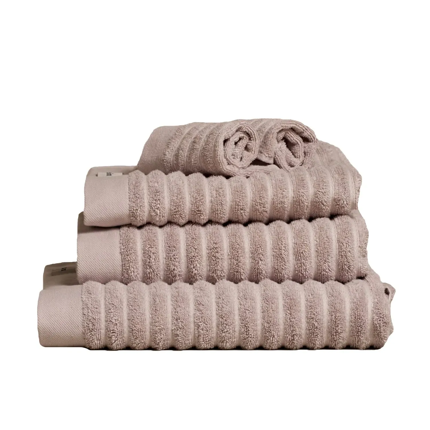 Organic Cotton Minimo Towel Set - Light Grey