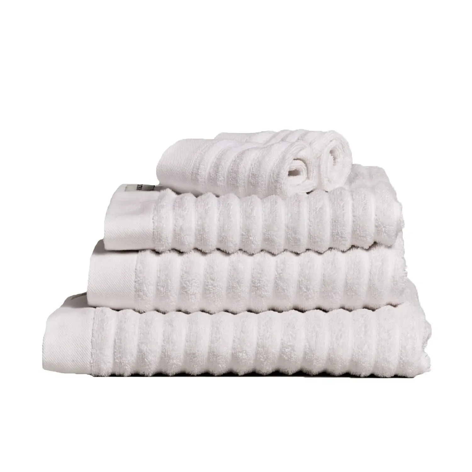 Organic Cotton Minimo Towel Set - White