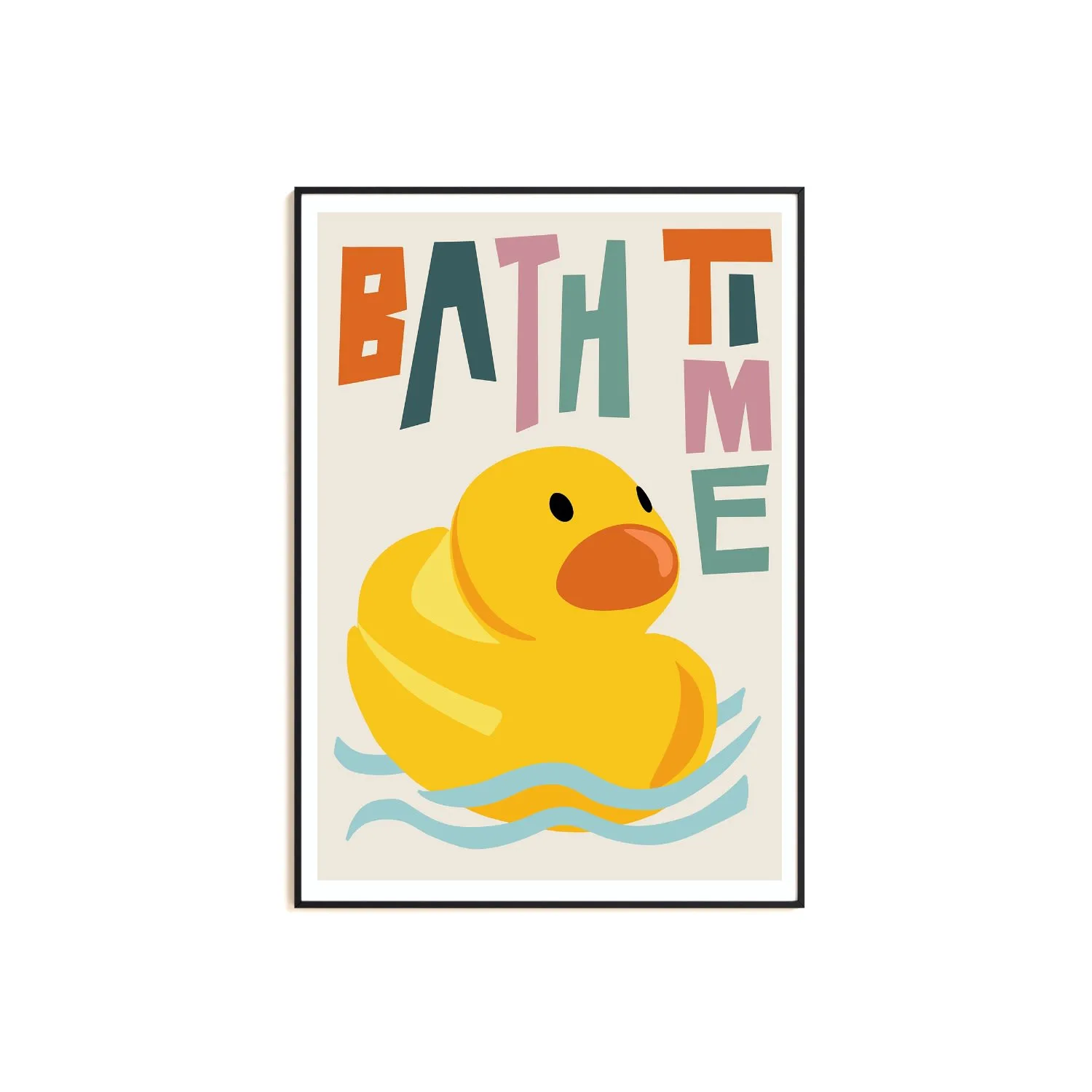 Bath Time A2 Art Print - Duck