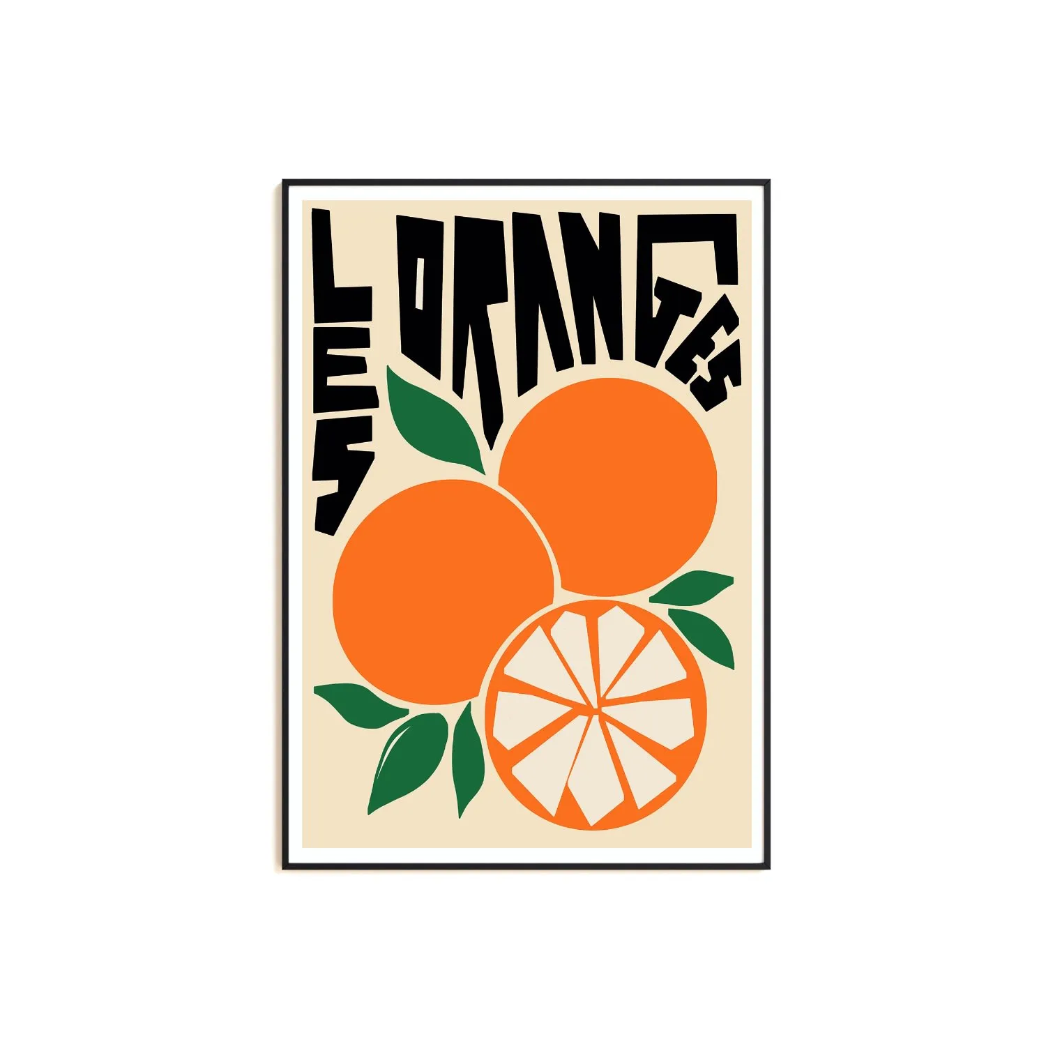 Les Oranges A2 Art Print