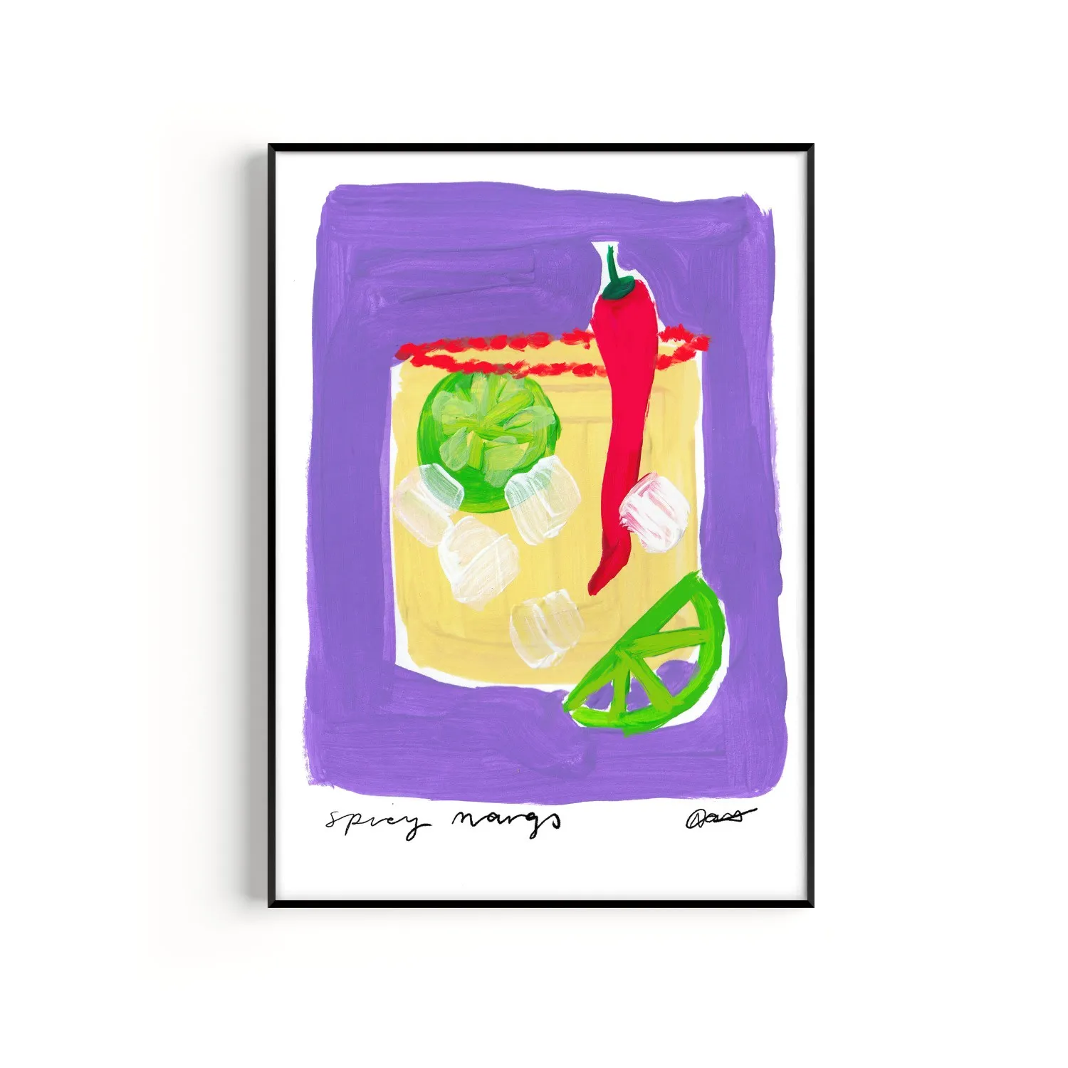 Spicy Margs A3 Art Print