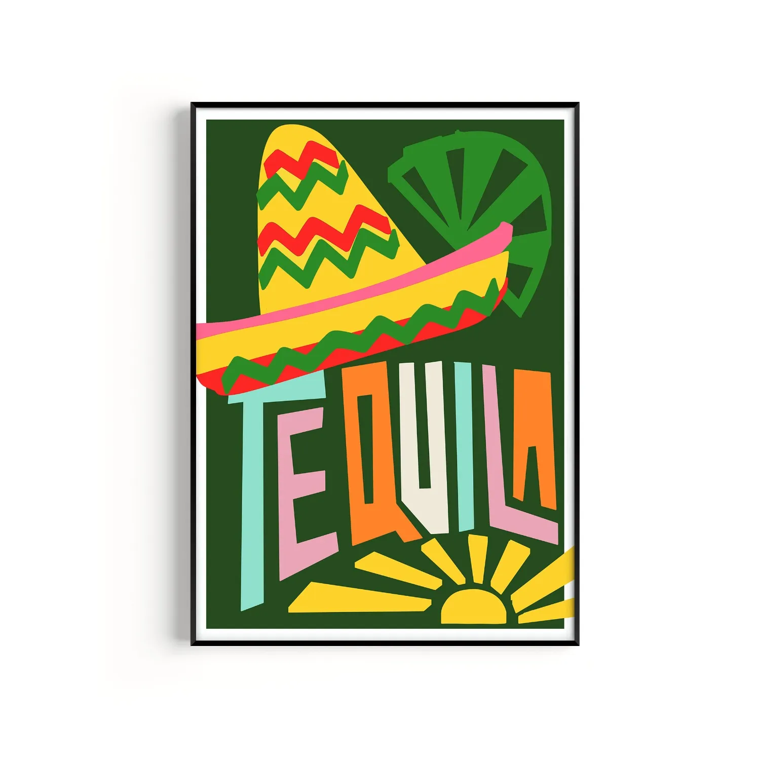 Tequila A3 Art Print image
