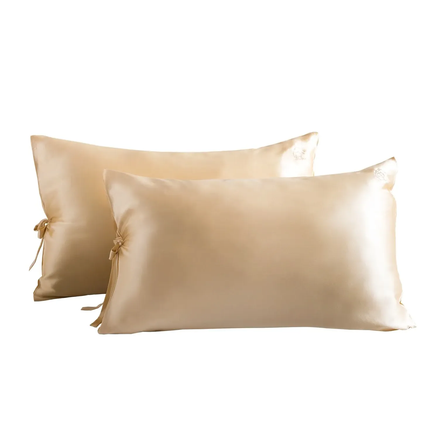 Sleeping Beauty Queen Size Pillowcase - White, Pure Silk image