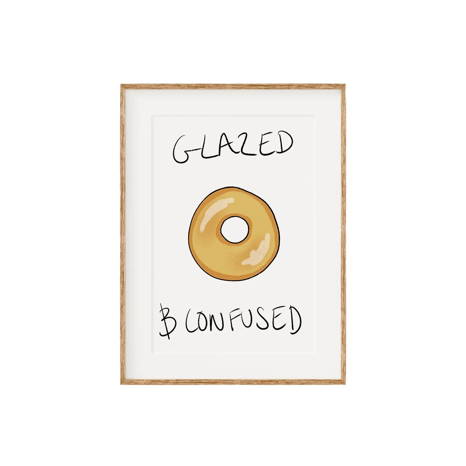 Glazed & Confused A3 Print