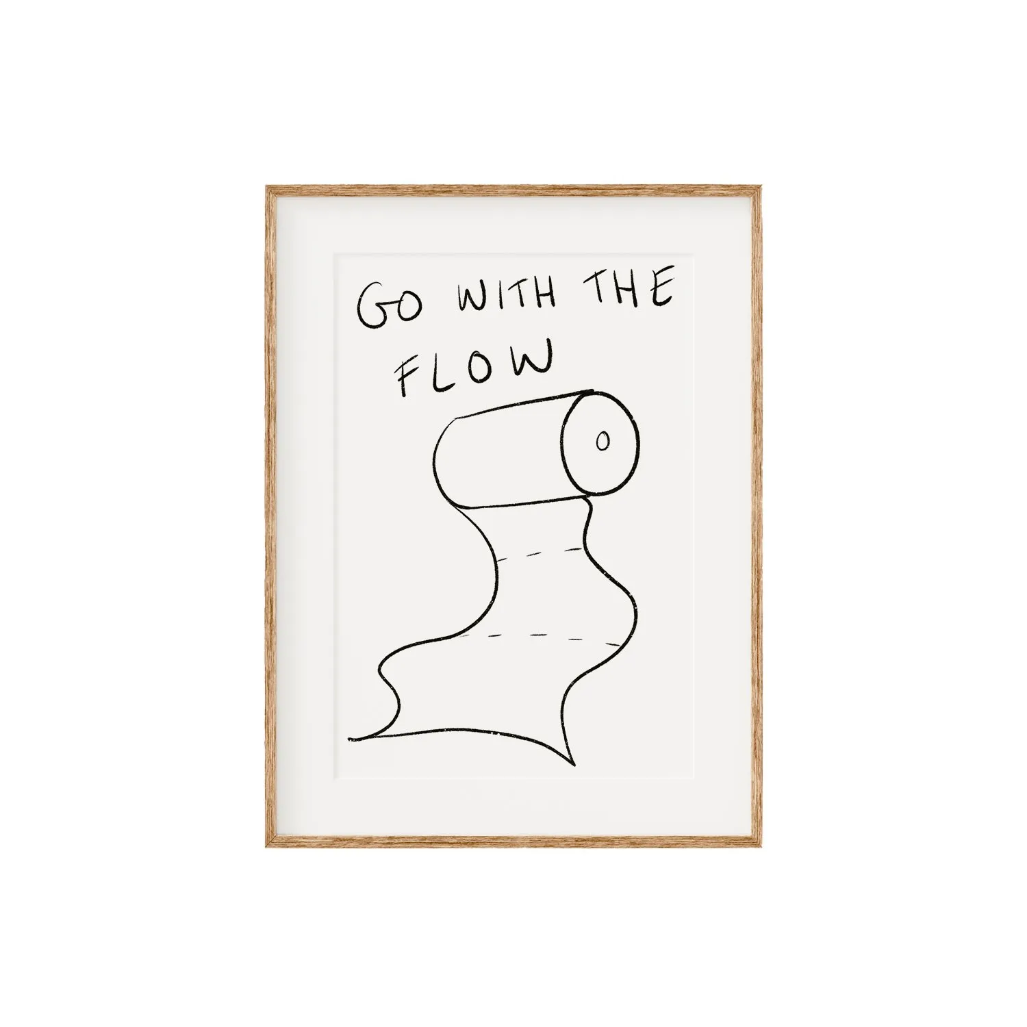 Go With The Flow A3 Print - 297 x 420mm
