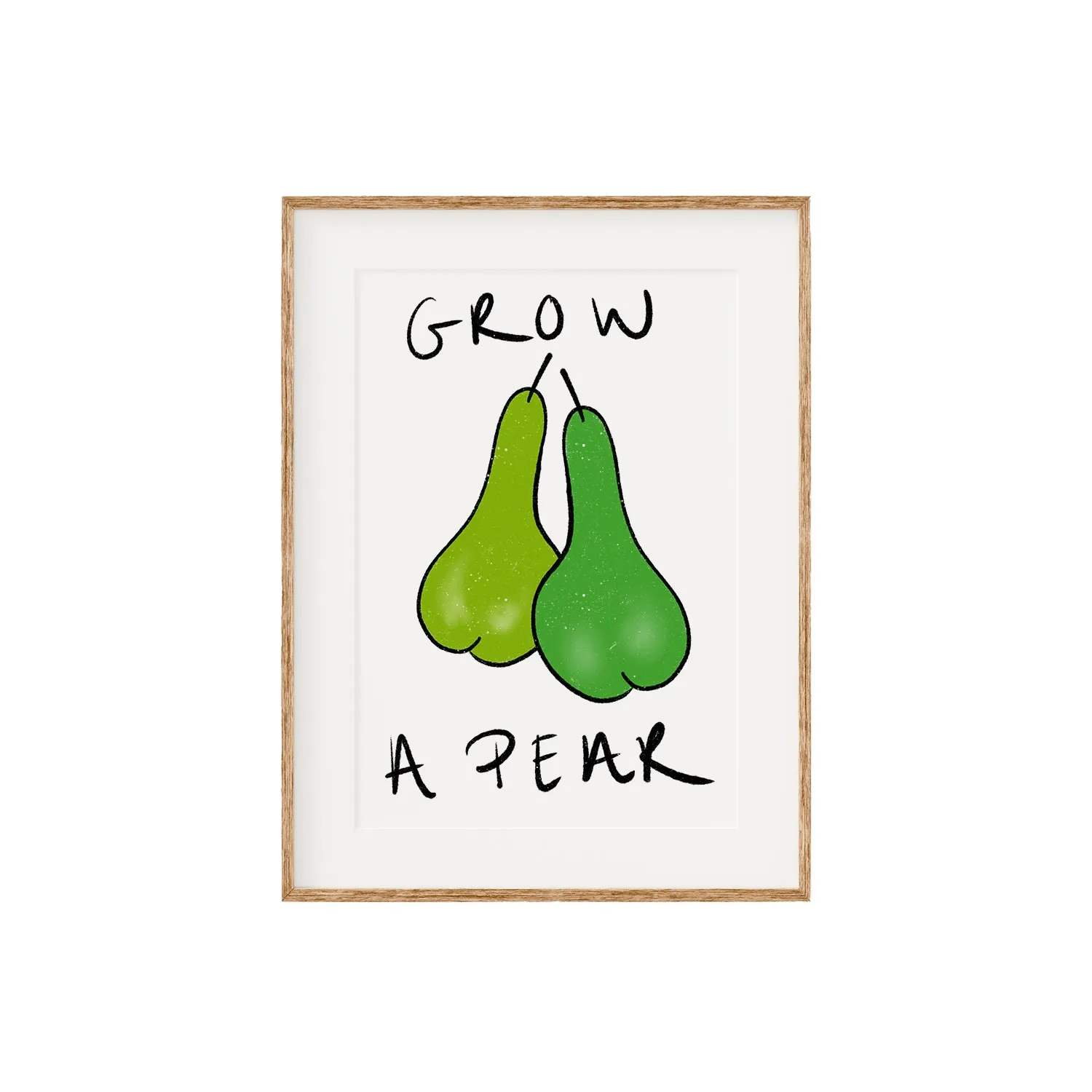 Grow A Pear A3 Print - 297 x 420mm
