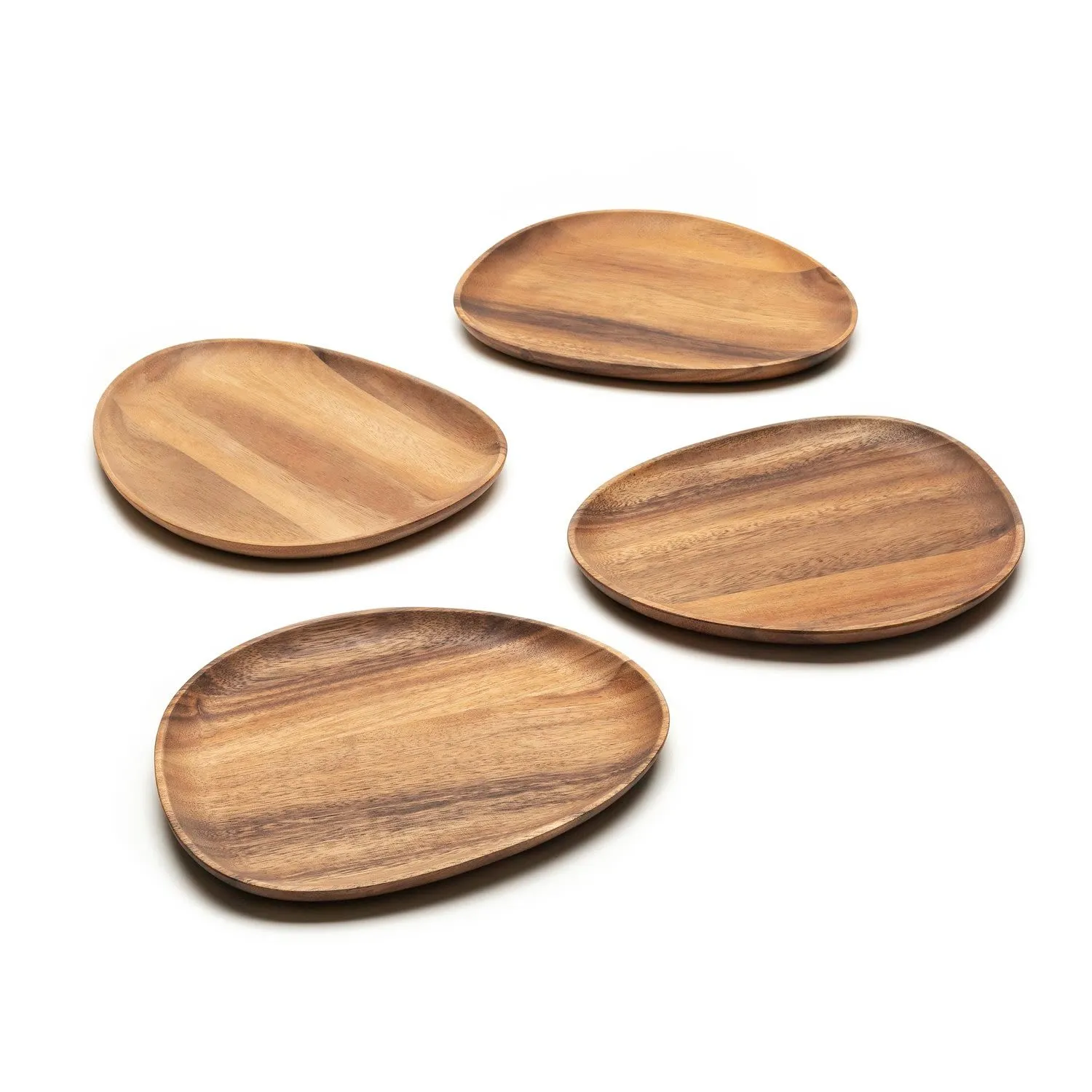 Forēe Large Wooden Plate Set - Acacia