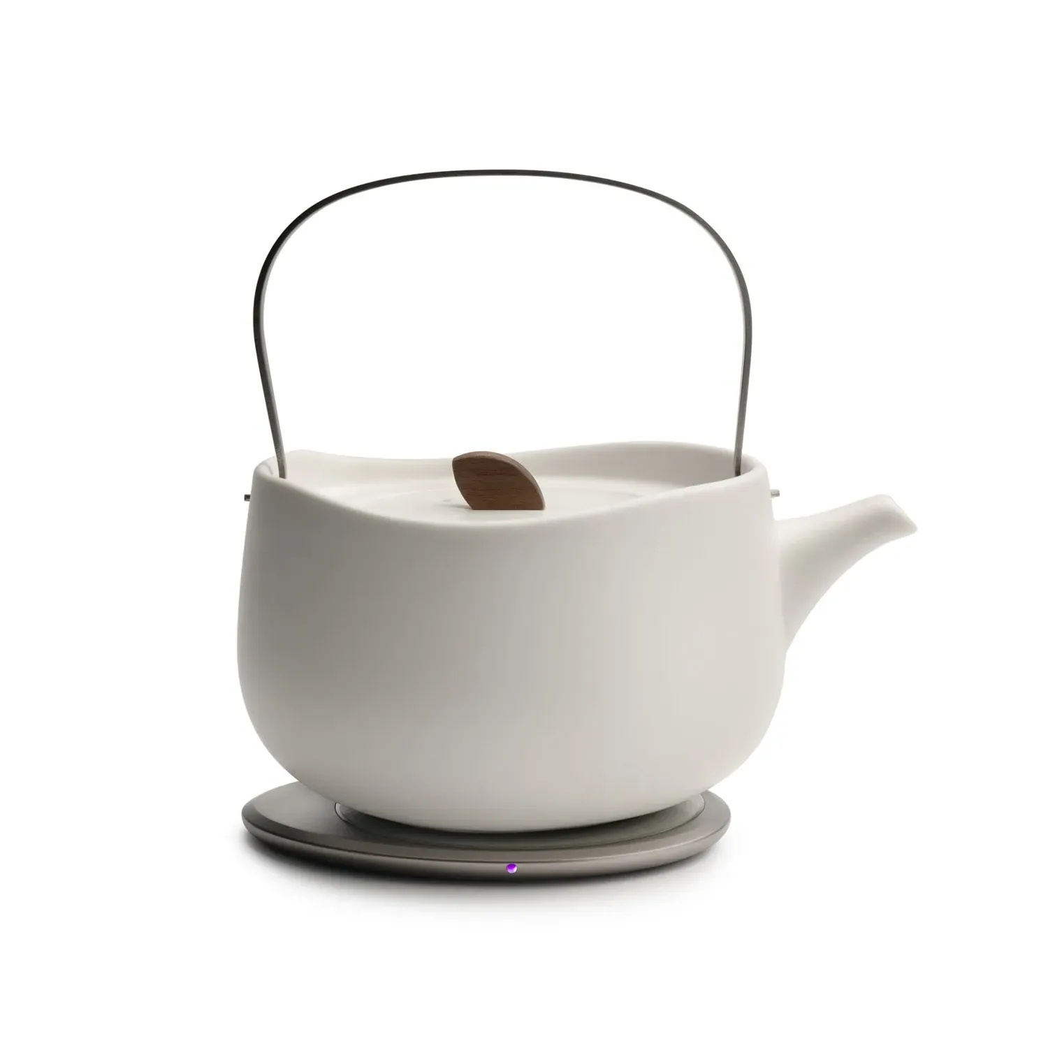 Leiph Self-Heating Teapot Set - White