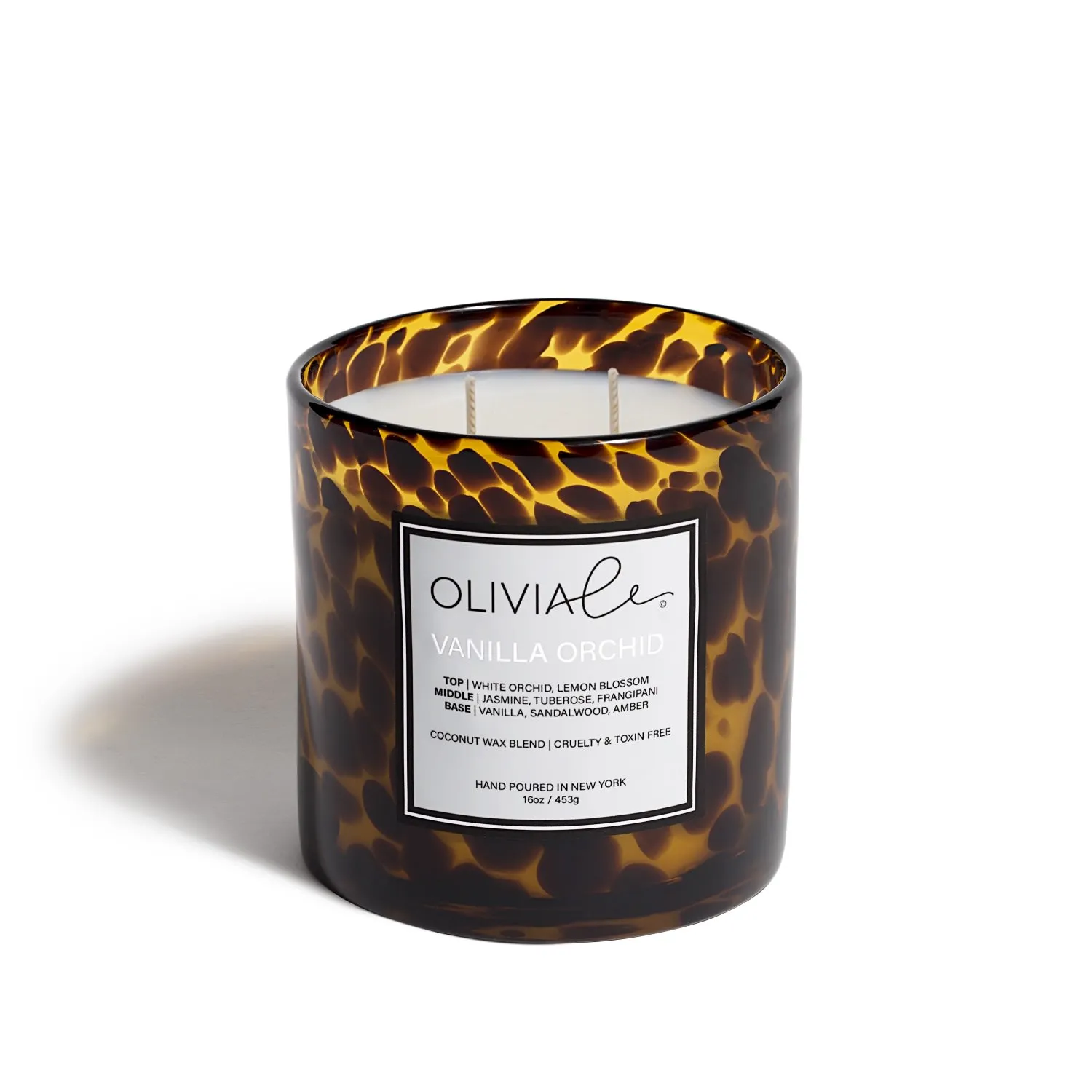 Vanilla Orchid Tortoise Candle - Brown