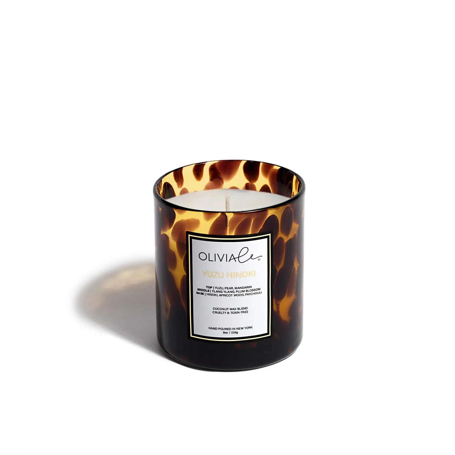 Yuzu Hinoki Small Tortoise Candle - Brown