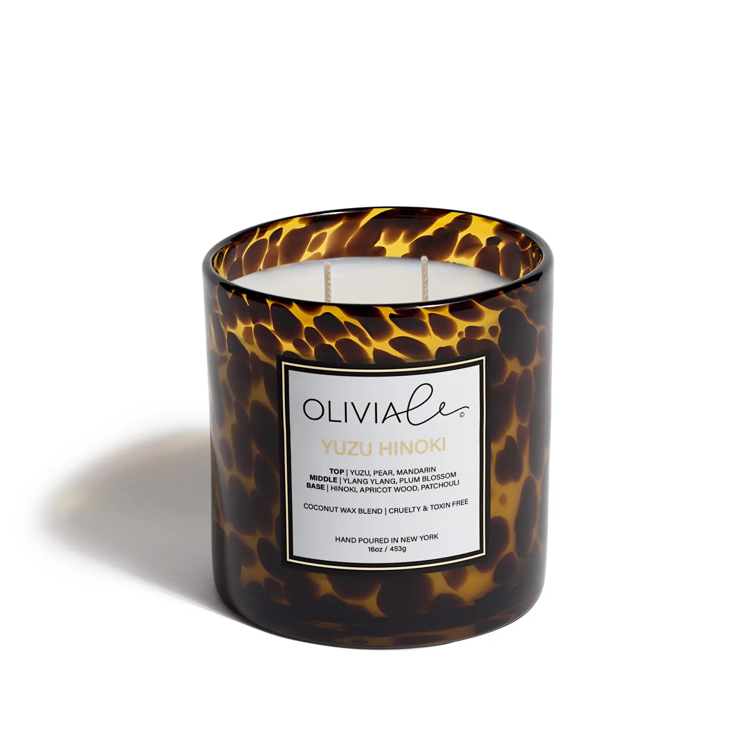 Yuzu Hinoki Tortoise Candle - Brown