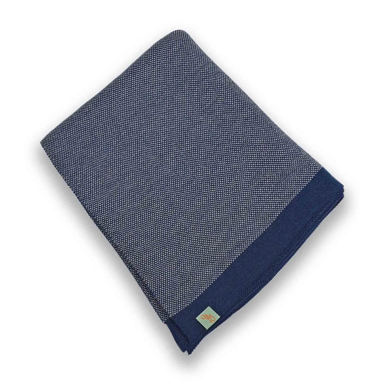 Lolly Lightweight Wool Blanket - Blue, Merino image