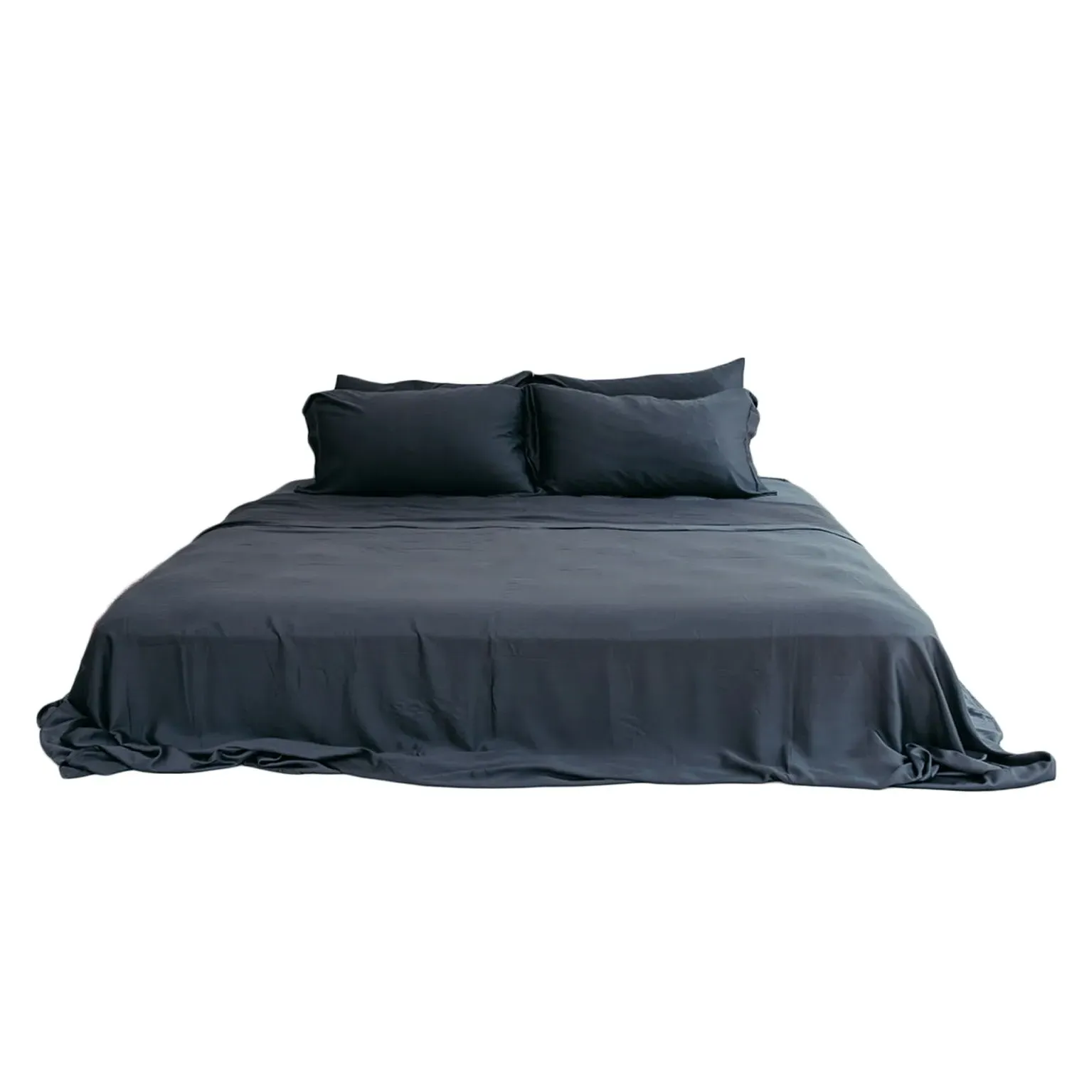 Single Bamboo Sheet Set with Pillow Slip - Blue image
