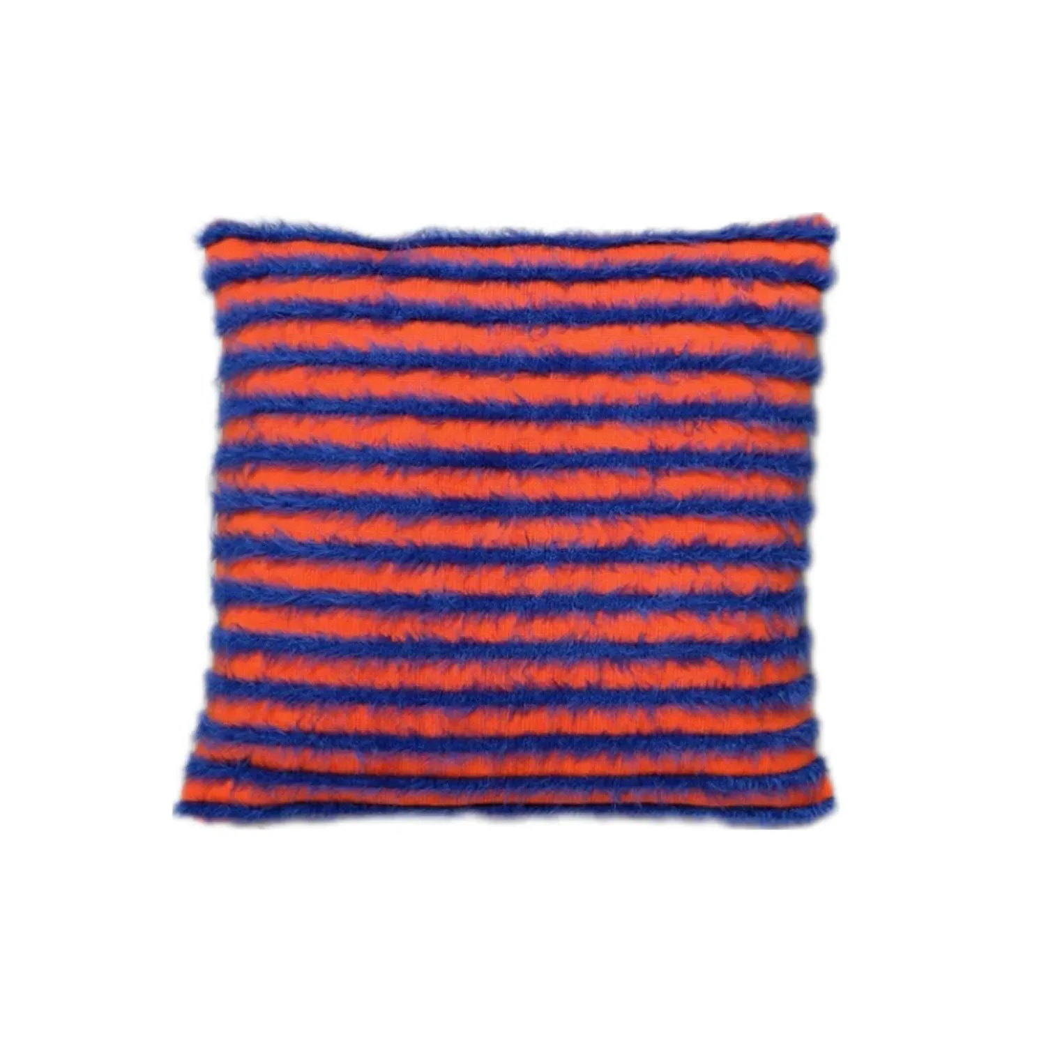 Havana Knitwear Fluffy Throw Pillow Case - Blue image
