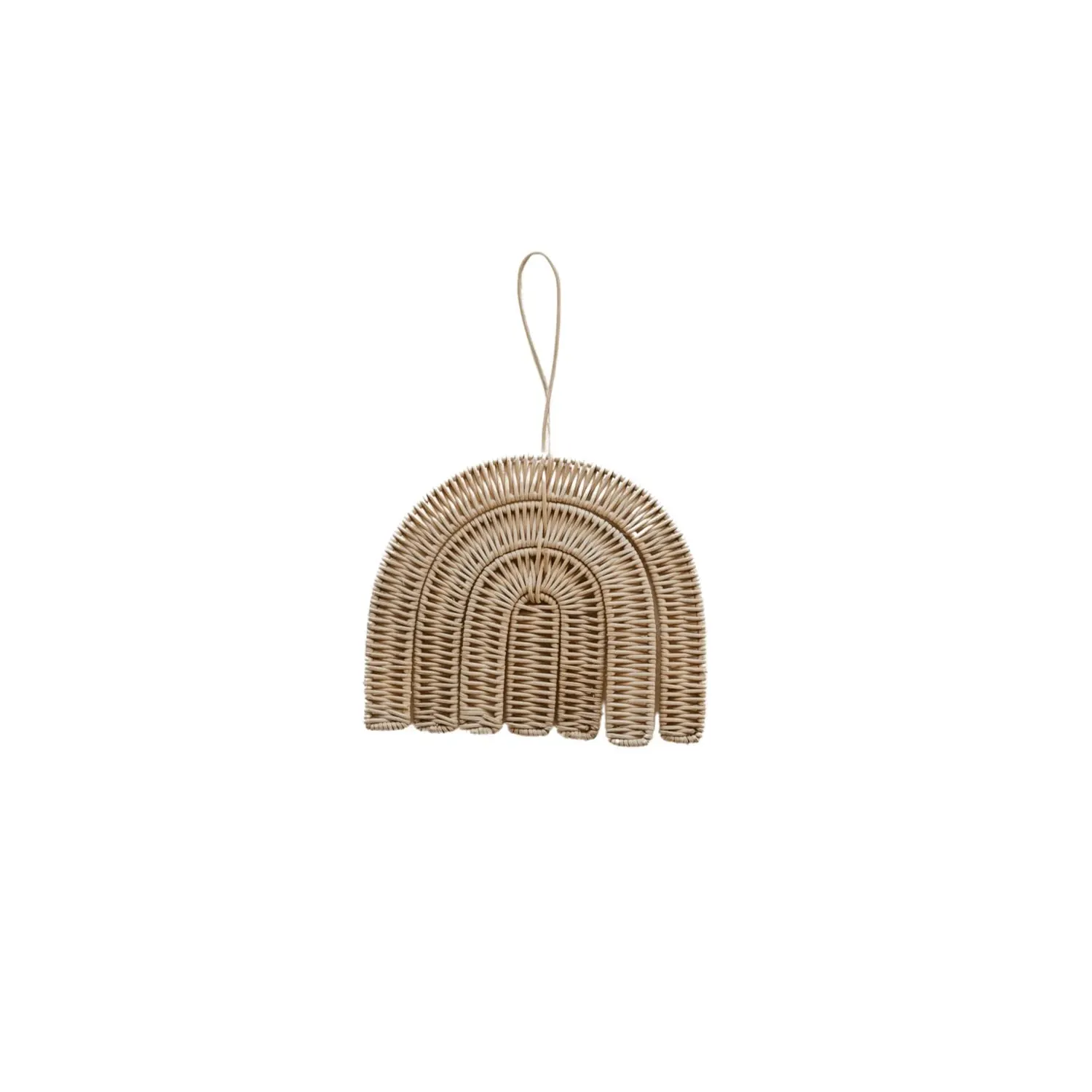 Rainbow Hanging Wall Decor - Natural Rattan