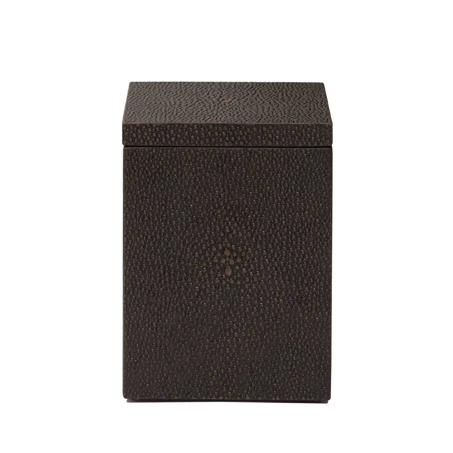 Chelsea Cotton Wool Box - Brown, Shagreen