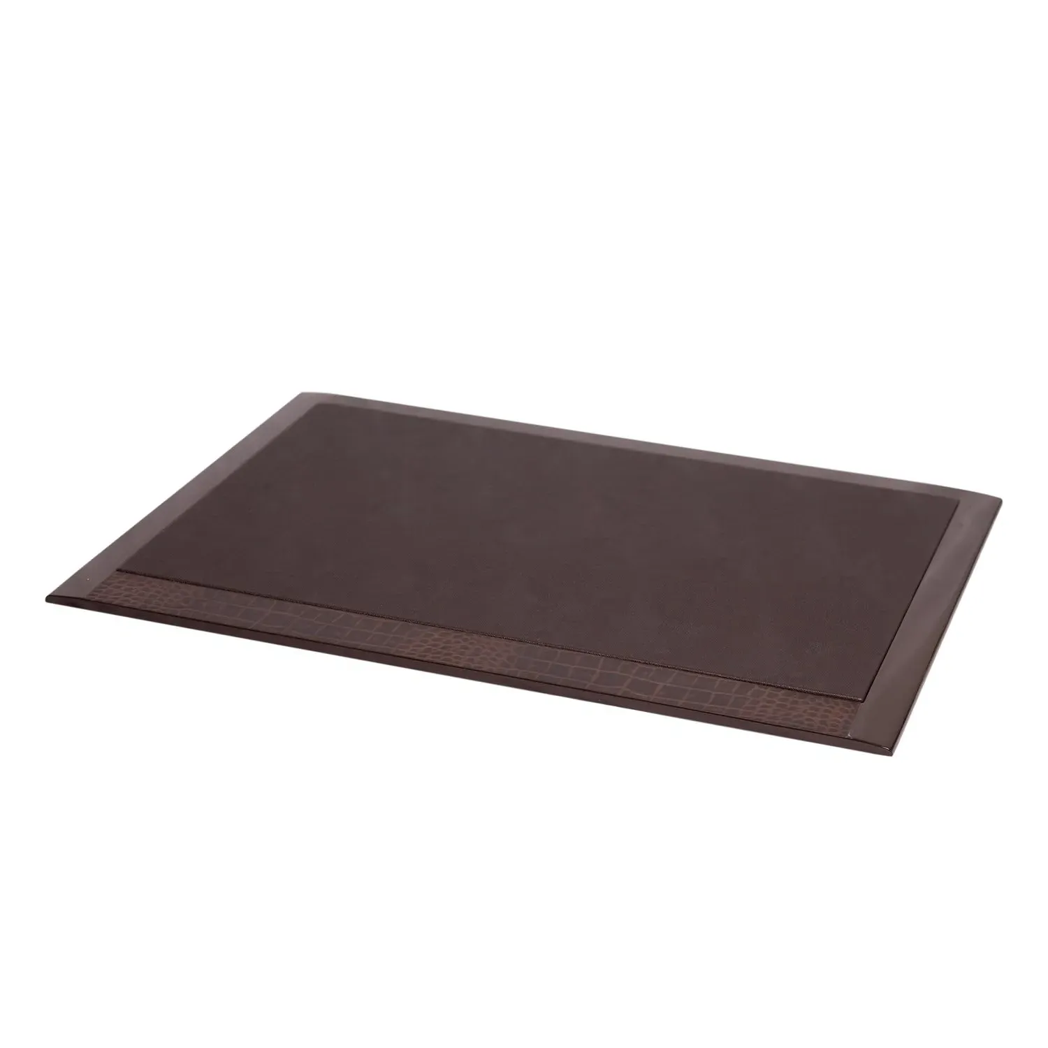 Chelsea Desk Pad - Brown, Faux Leather