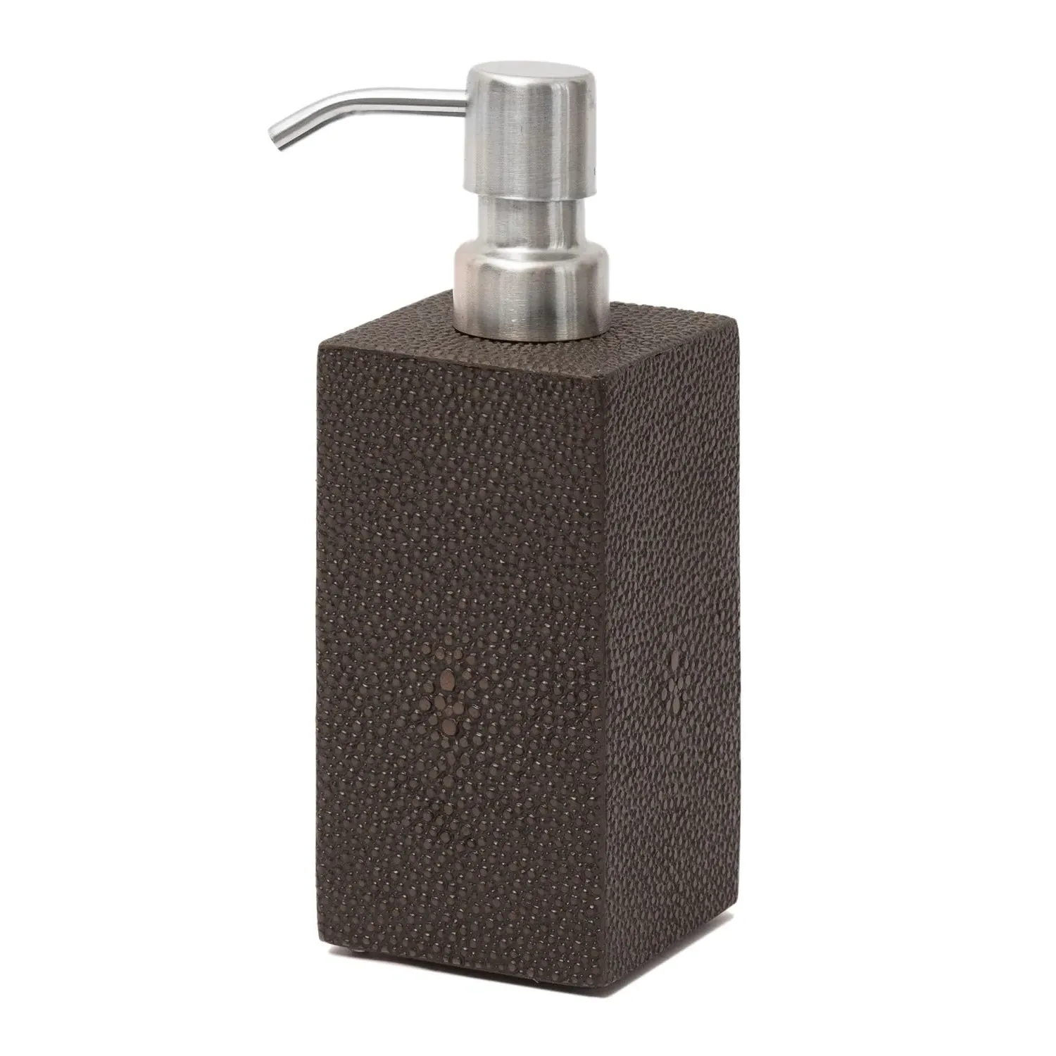 Chelsea Soap Dispenser - Brown, Shagreen
