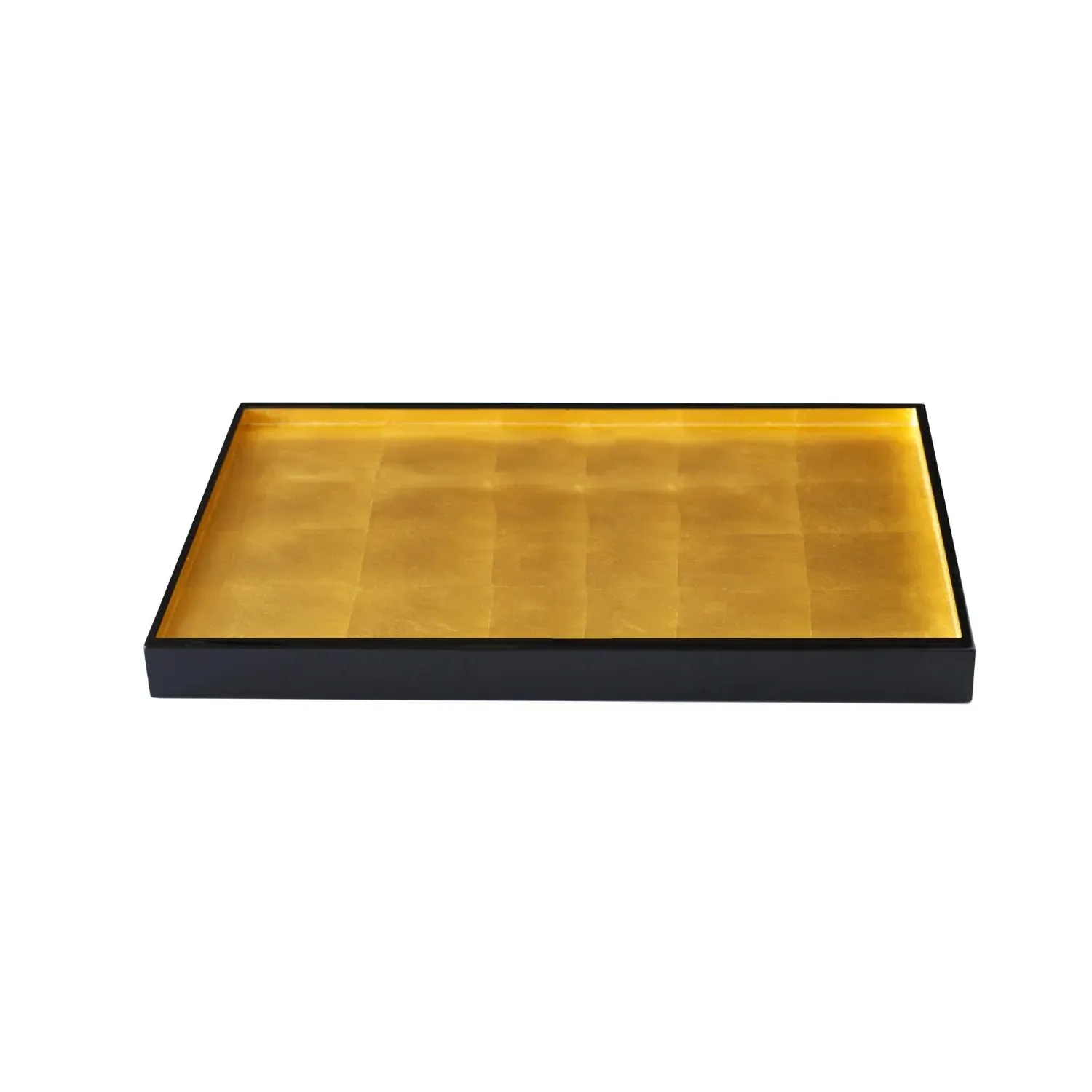 Gold London Medium Tray - Gold, Wood