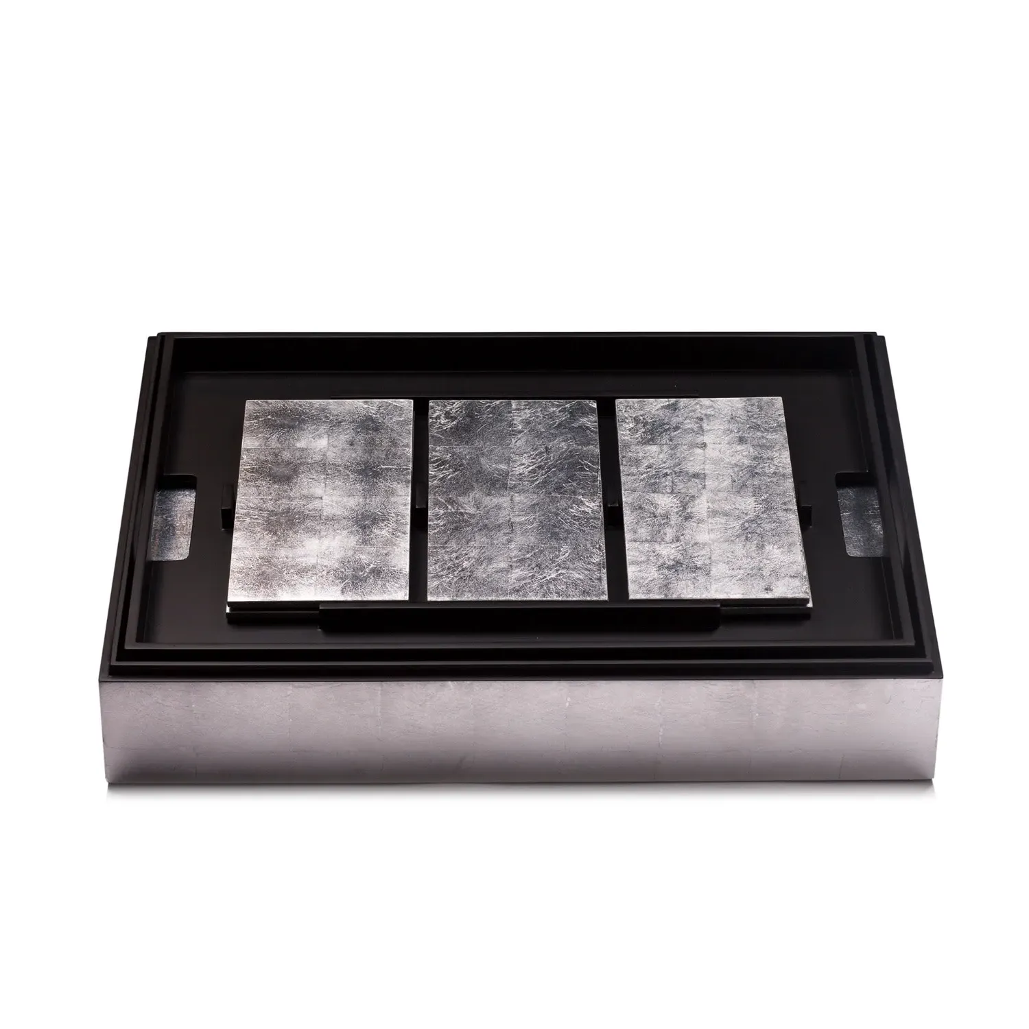 Grand Matbox Placemat Set - Silver, Wood