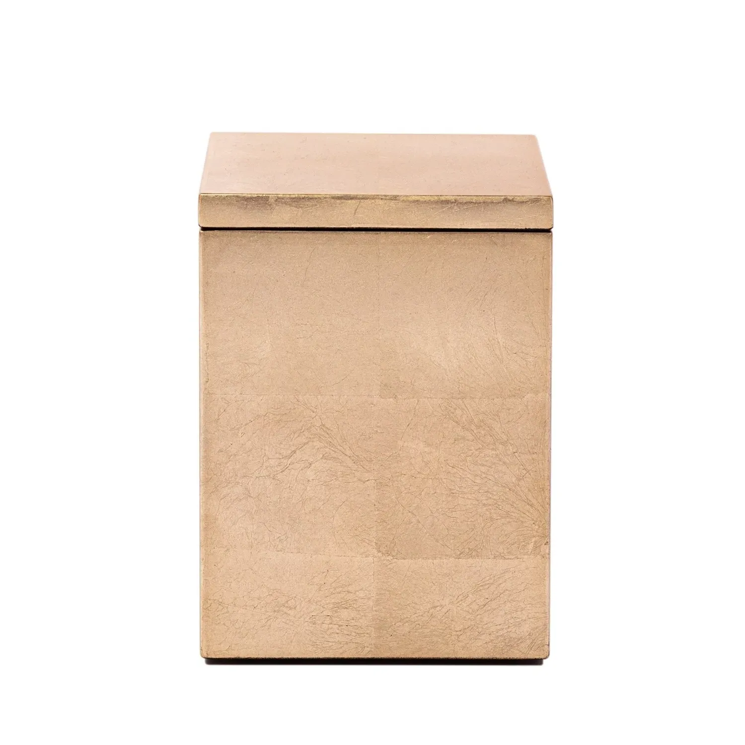 Kensington Cotton Wool Box - Champagne, Silver Leaf image