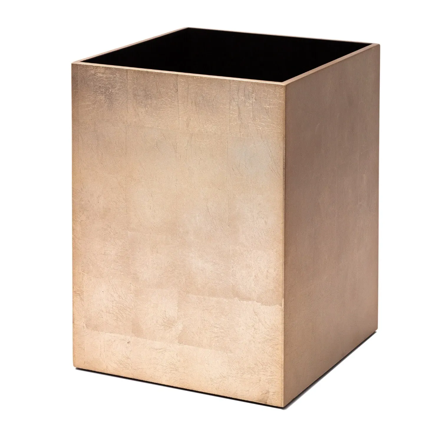 Kensington Waste Basket - Champagne, Silver Leaf image