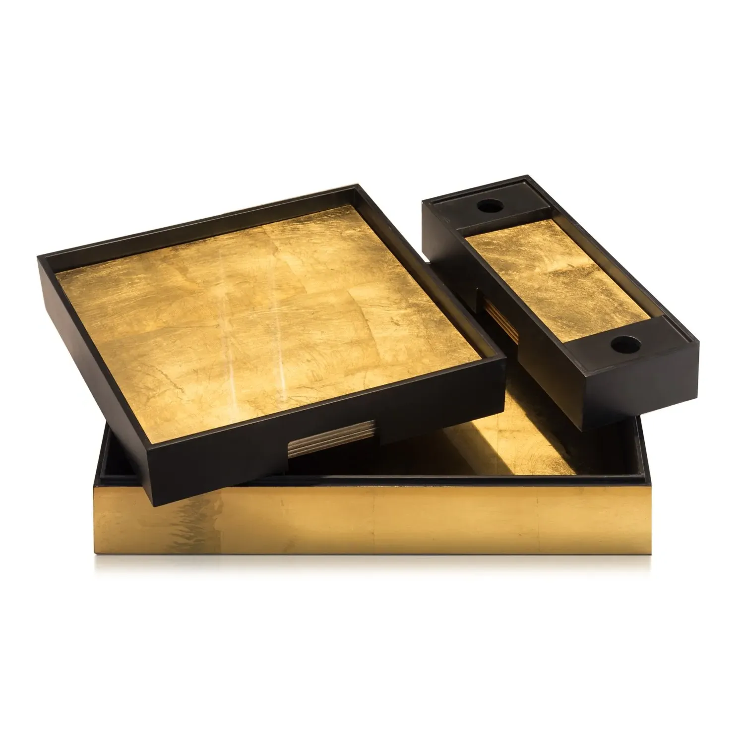 Matbox Placemat Set with Coasters - Gold, Wood image